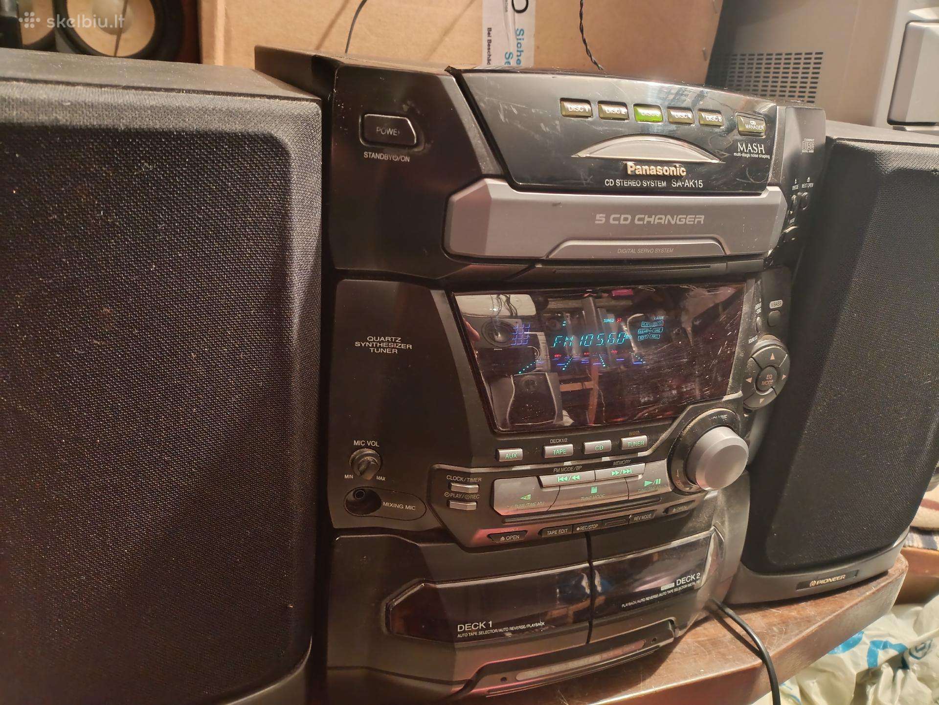Geras, Panasonic Centras CD, Fm,aux,mc,