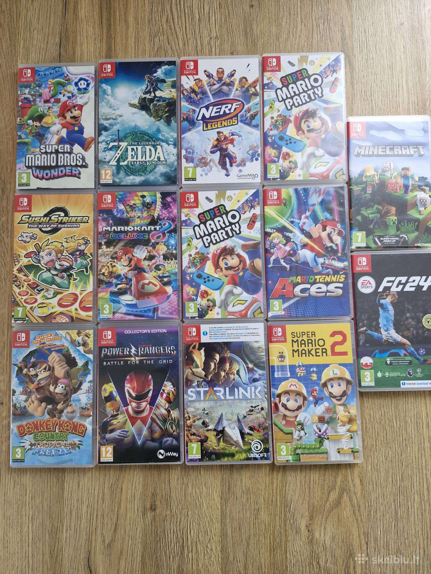 Nintendo switch žaidimai