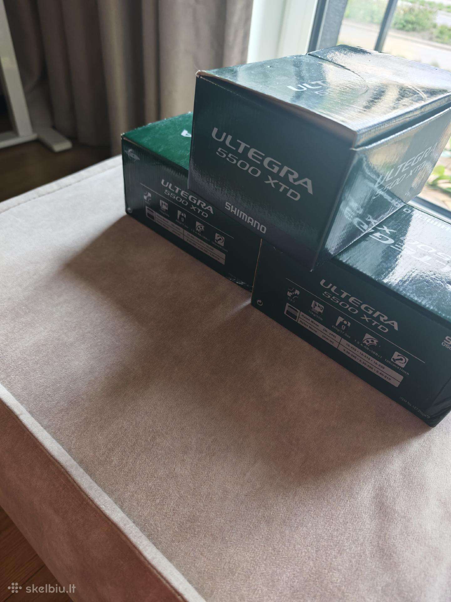 3x Shimano Ultegra 5500 Xtd + atsarginiai būgnai