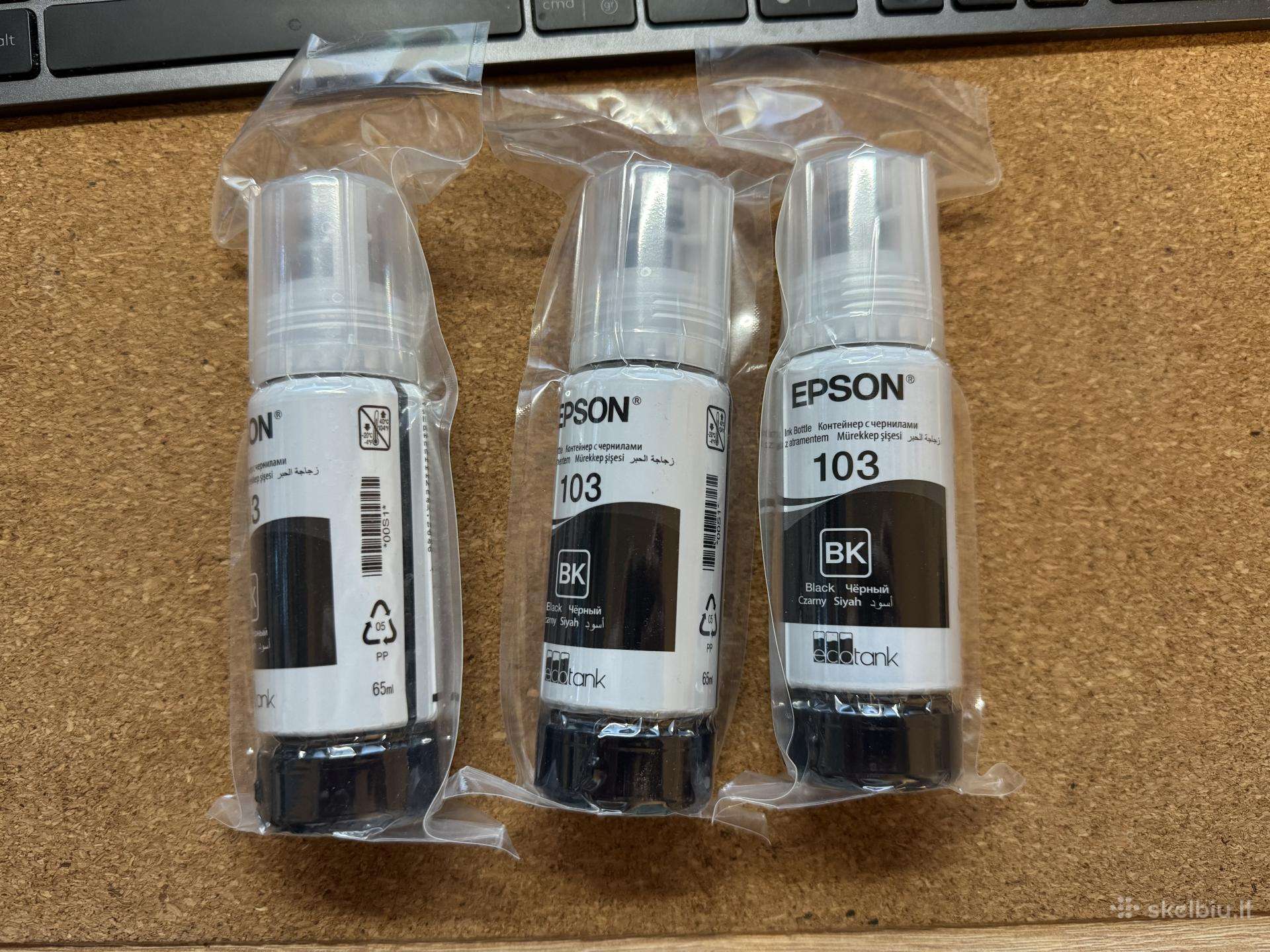 Epson 103 juodas rašalai