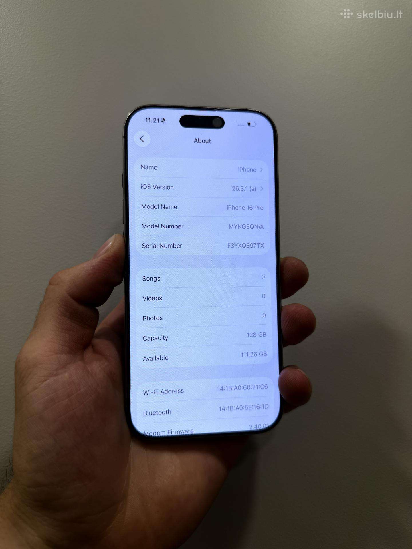 iPhone 16 Pro 128