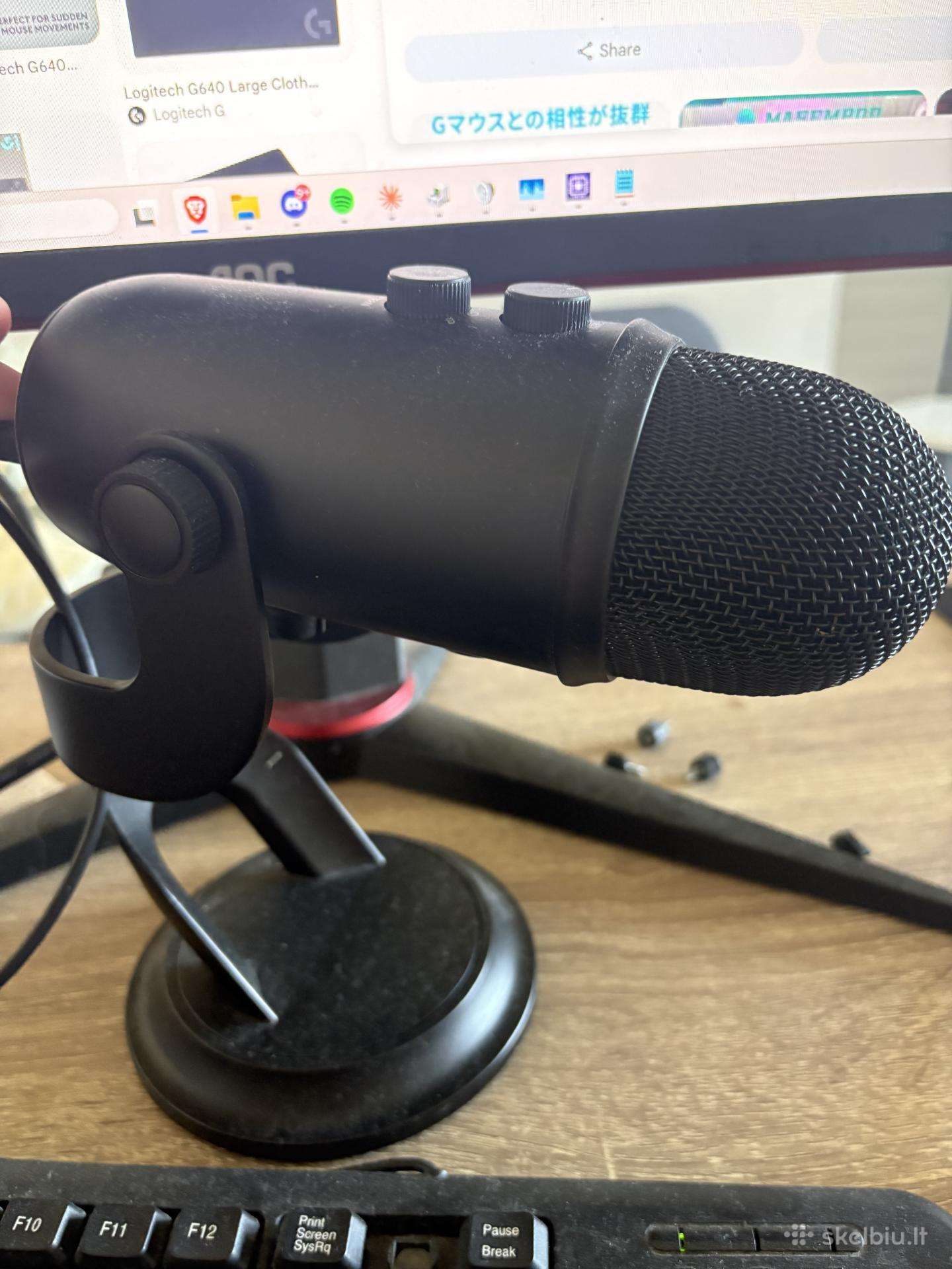 Blue yeti mikrofonas