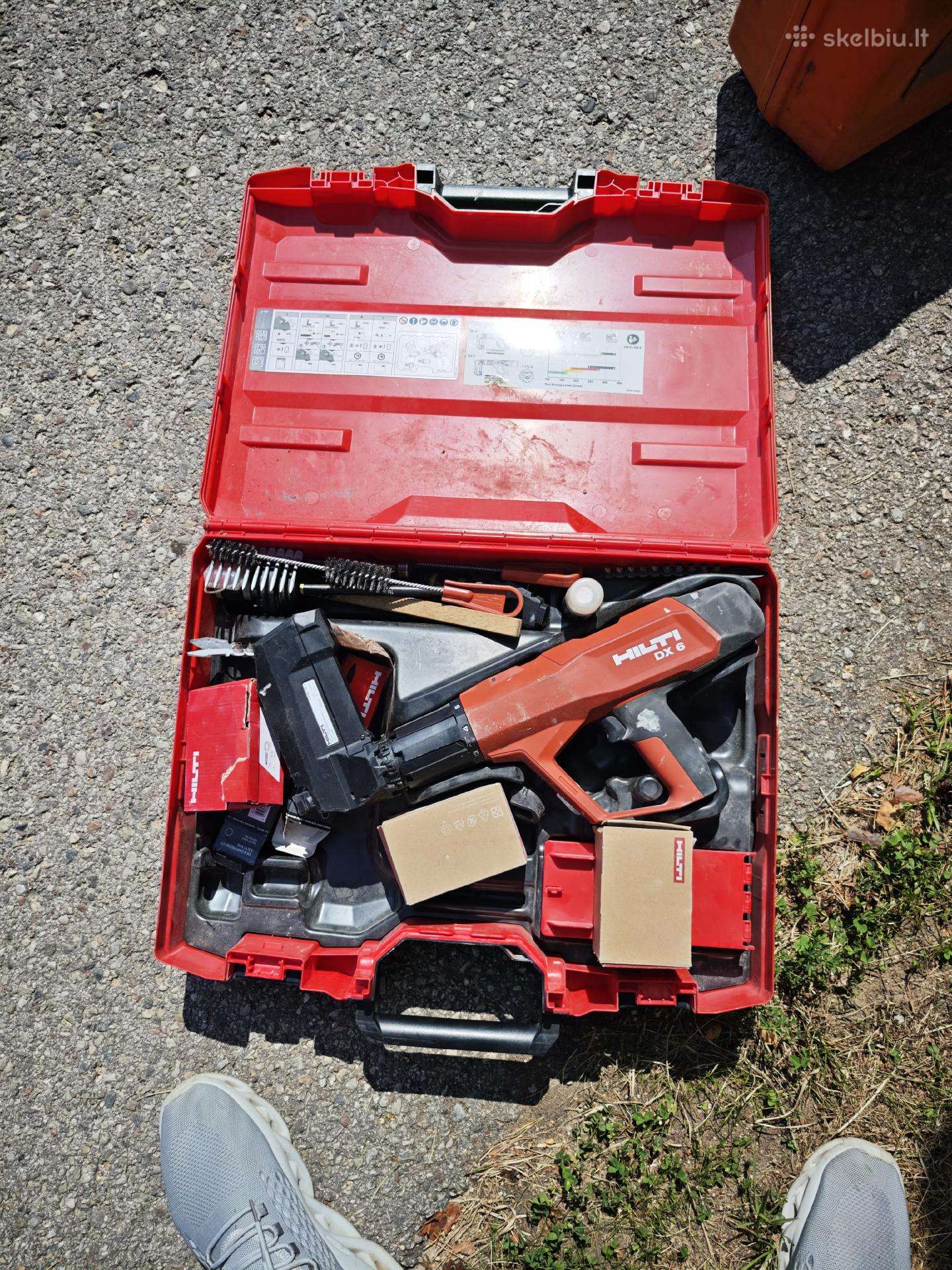 Hilti Dx 6 automatizuota parakinė viniašaudė