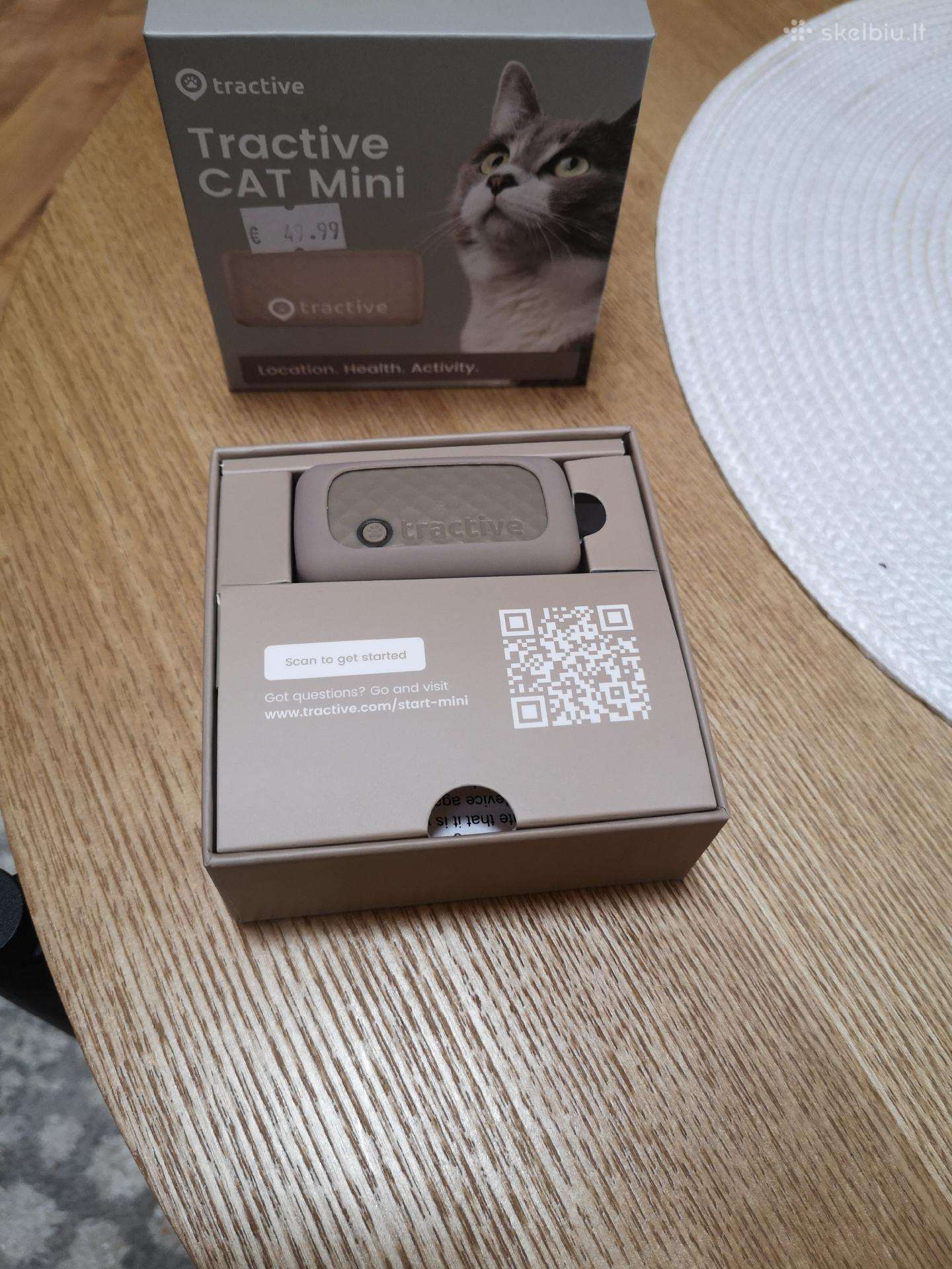 GPS sekiklis Tractive Cat Mini.