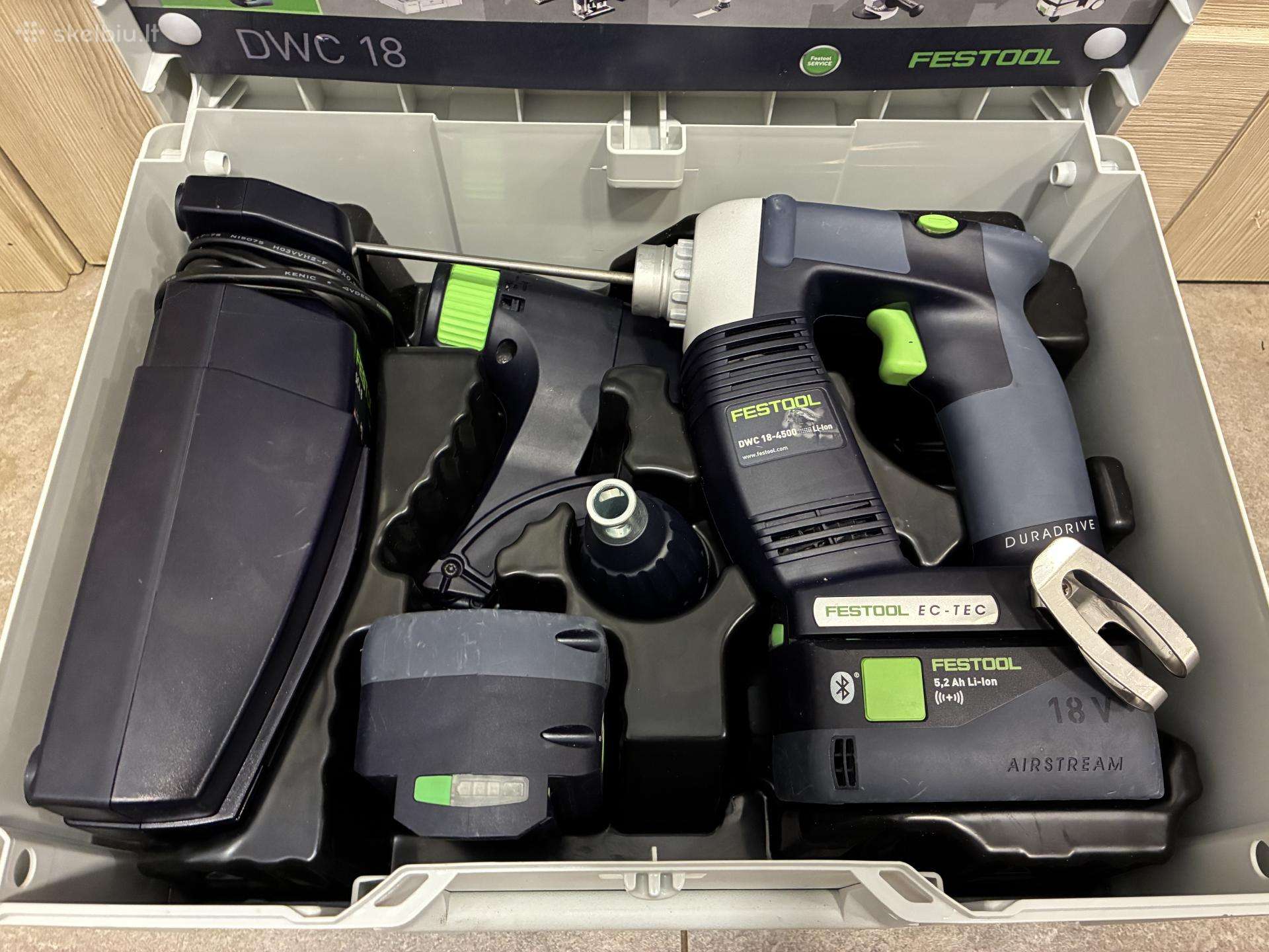 Gipso Suktukas Festool Dwc 18-4500