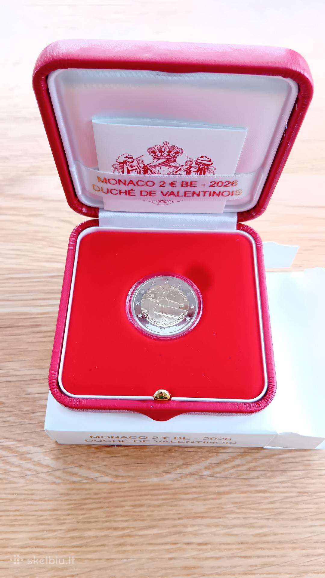 Monako 2026 m. 2€ proginė Proof moneta