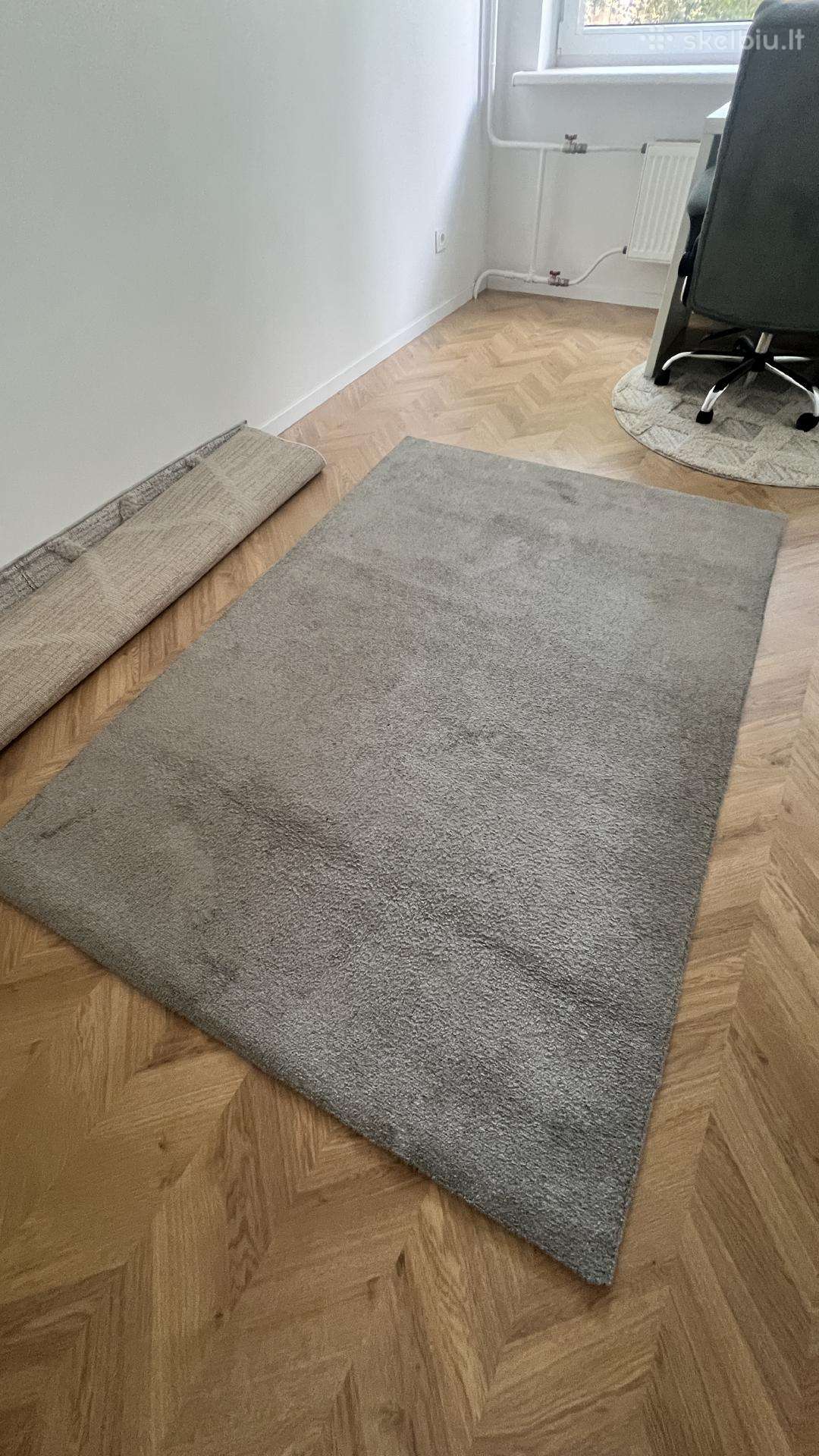 Pilkas Ikea kilimas