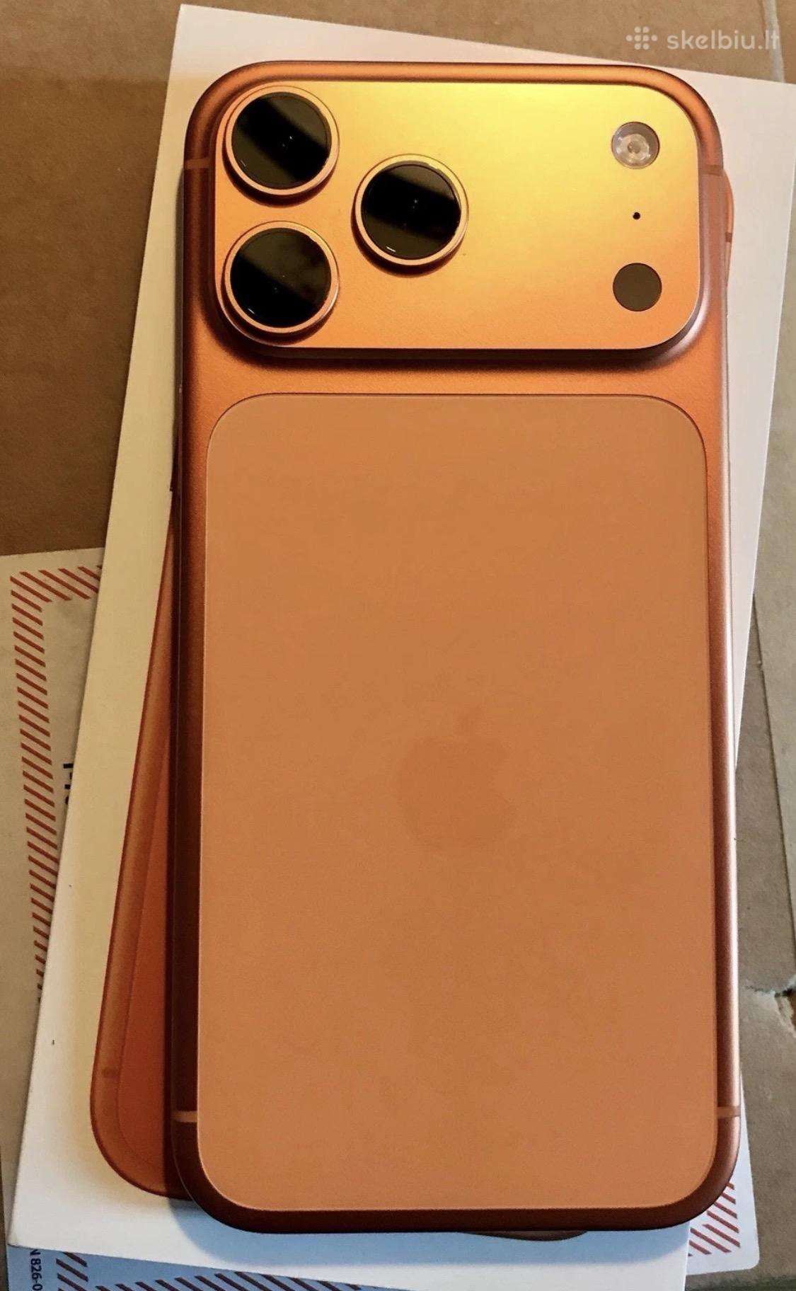 Perku iPhone 17 pro max, orange