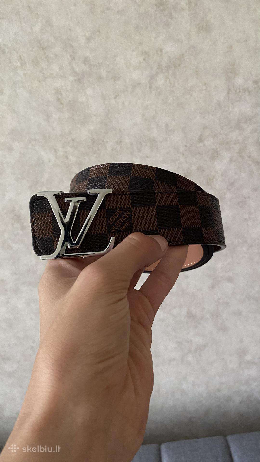 Rudas louis vuitton diržas