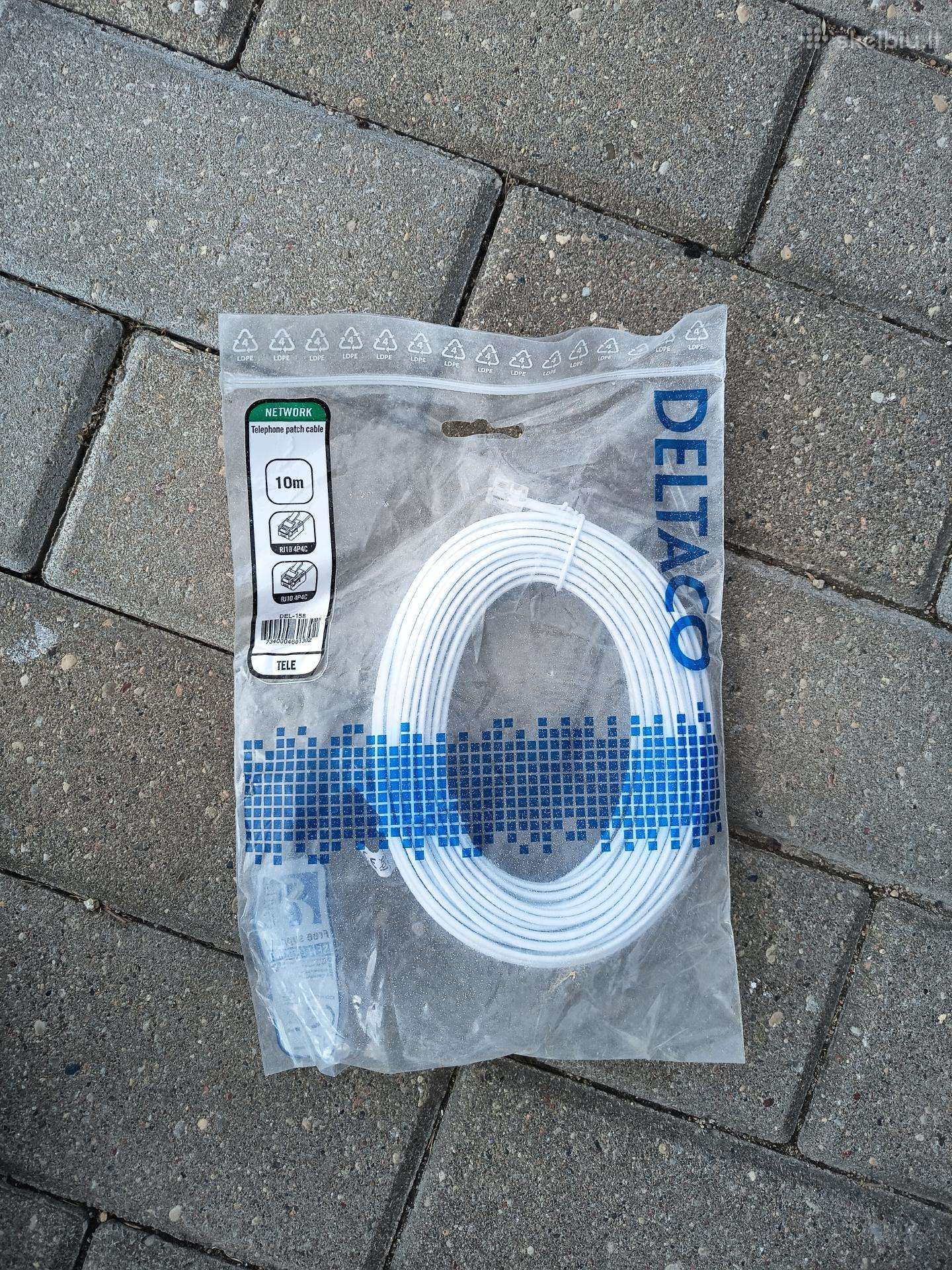 Telefono jungiamasis kabelis 10m