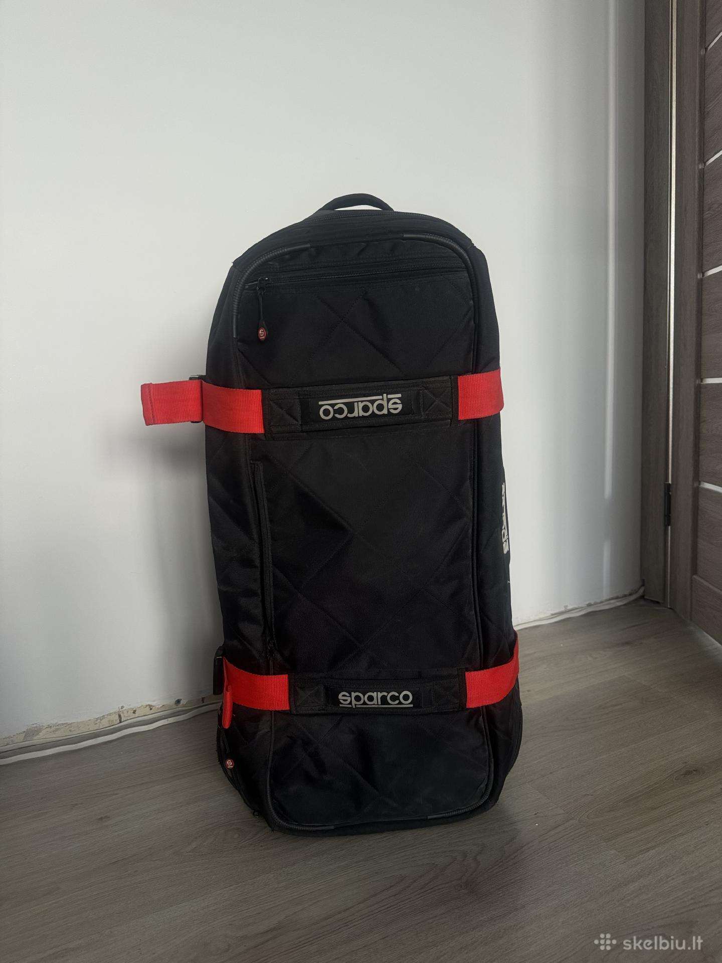Sportinis krepšys/lagaminas su virvutėmis Sparco