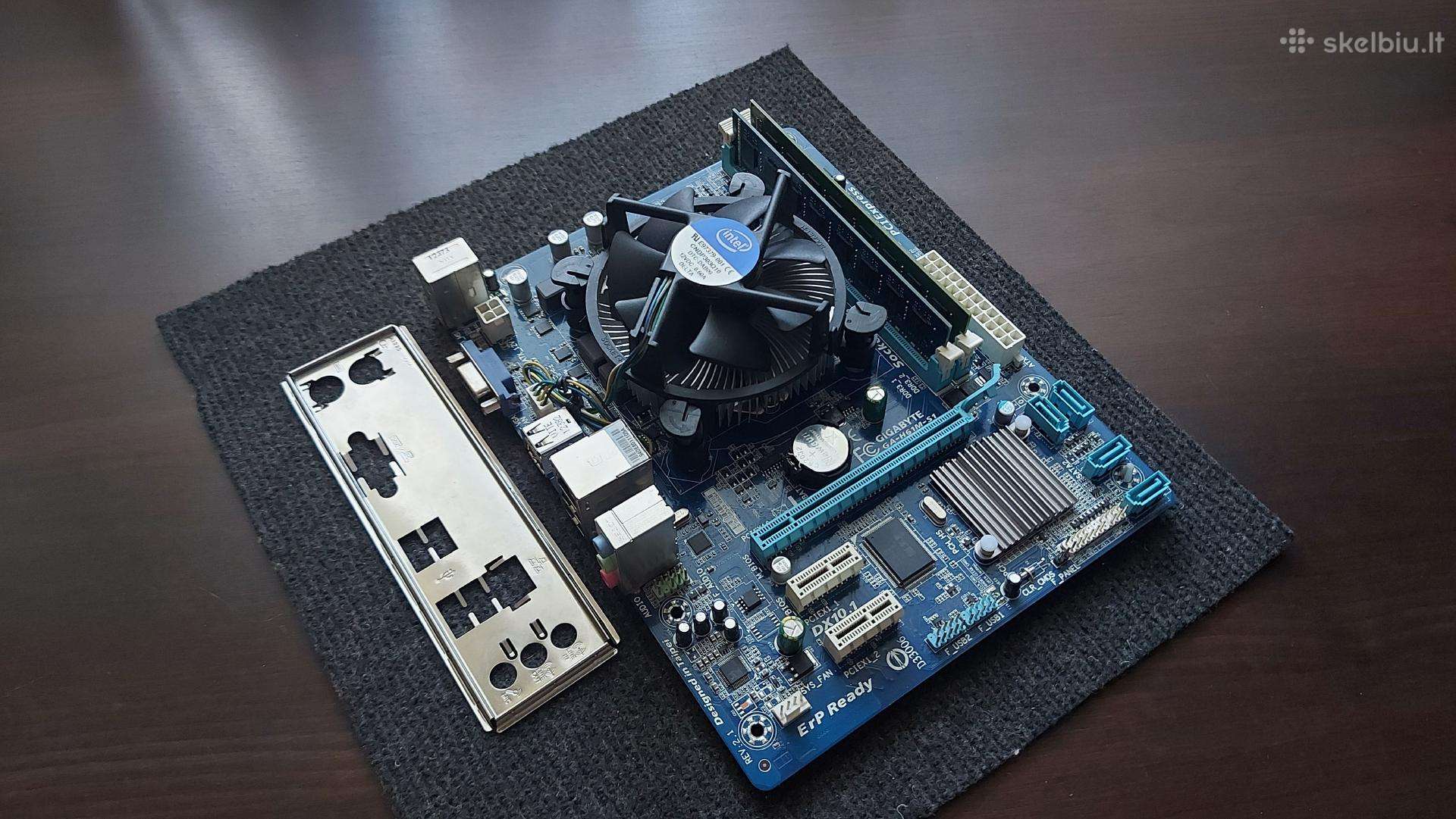 Motininė plokštė+cpu+RAM komplektas