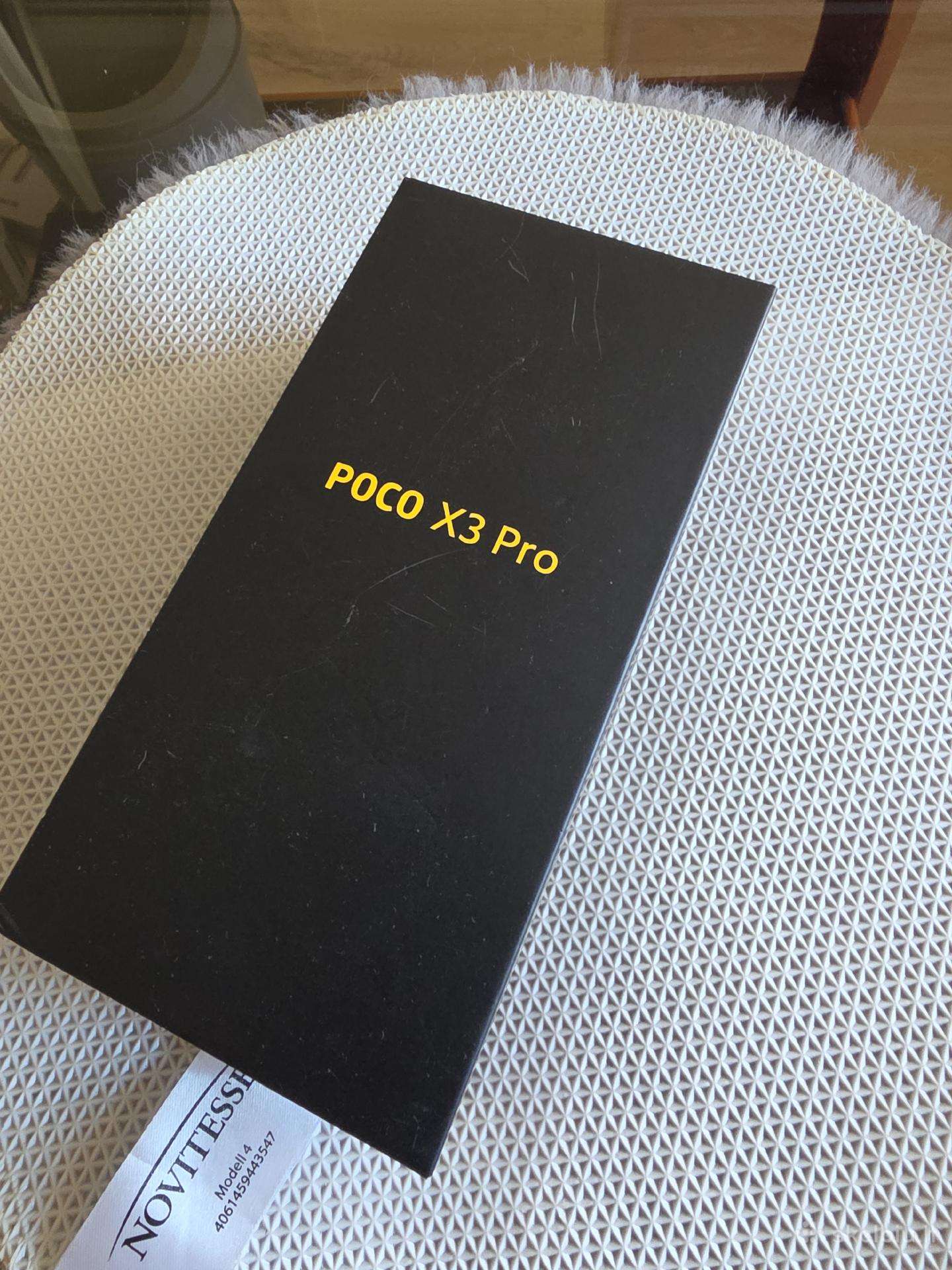 Xiaomi poco x3 pro phantom black 6gb RAM 128gb