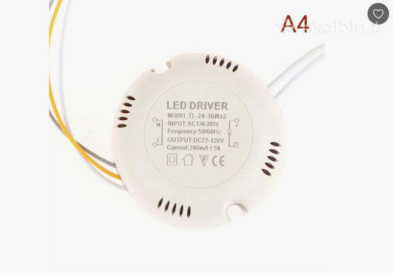Lubų LED šviestuvų valdiklis (Driver)
