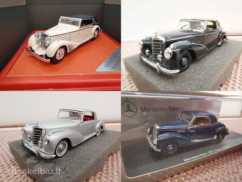 1:43 Mercedes Benz (istoriniai-sportiniai) Modelia