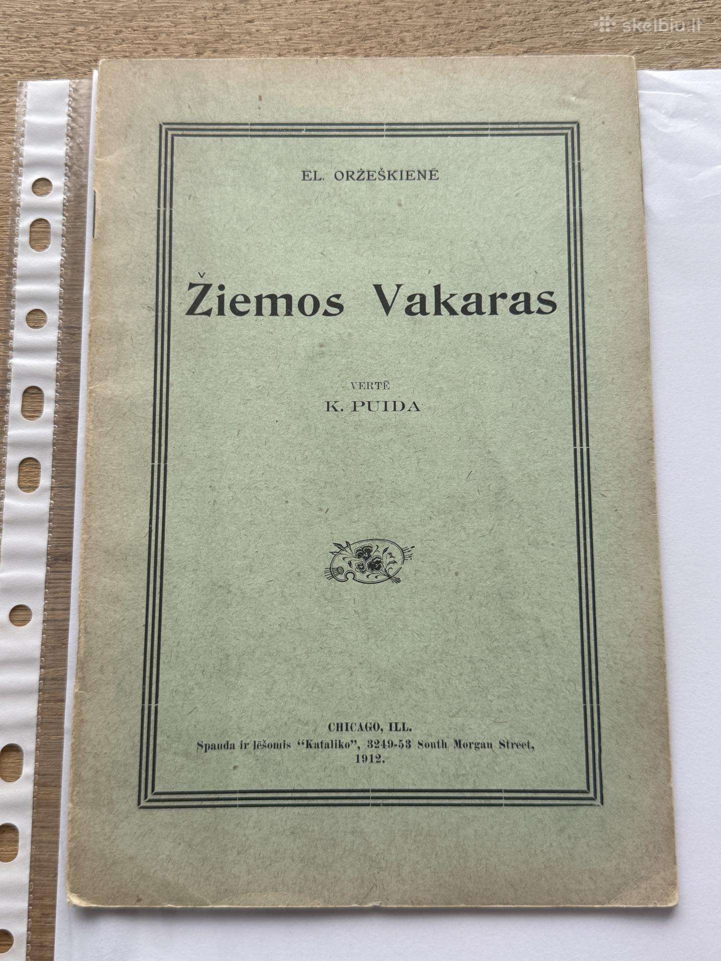 Žiemos Vakaras 1912 m.