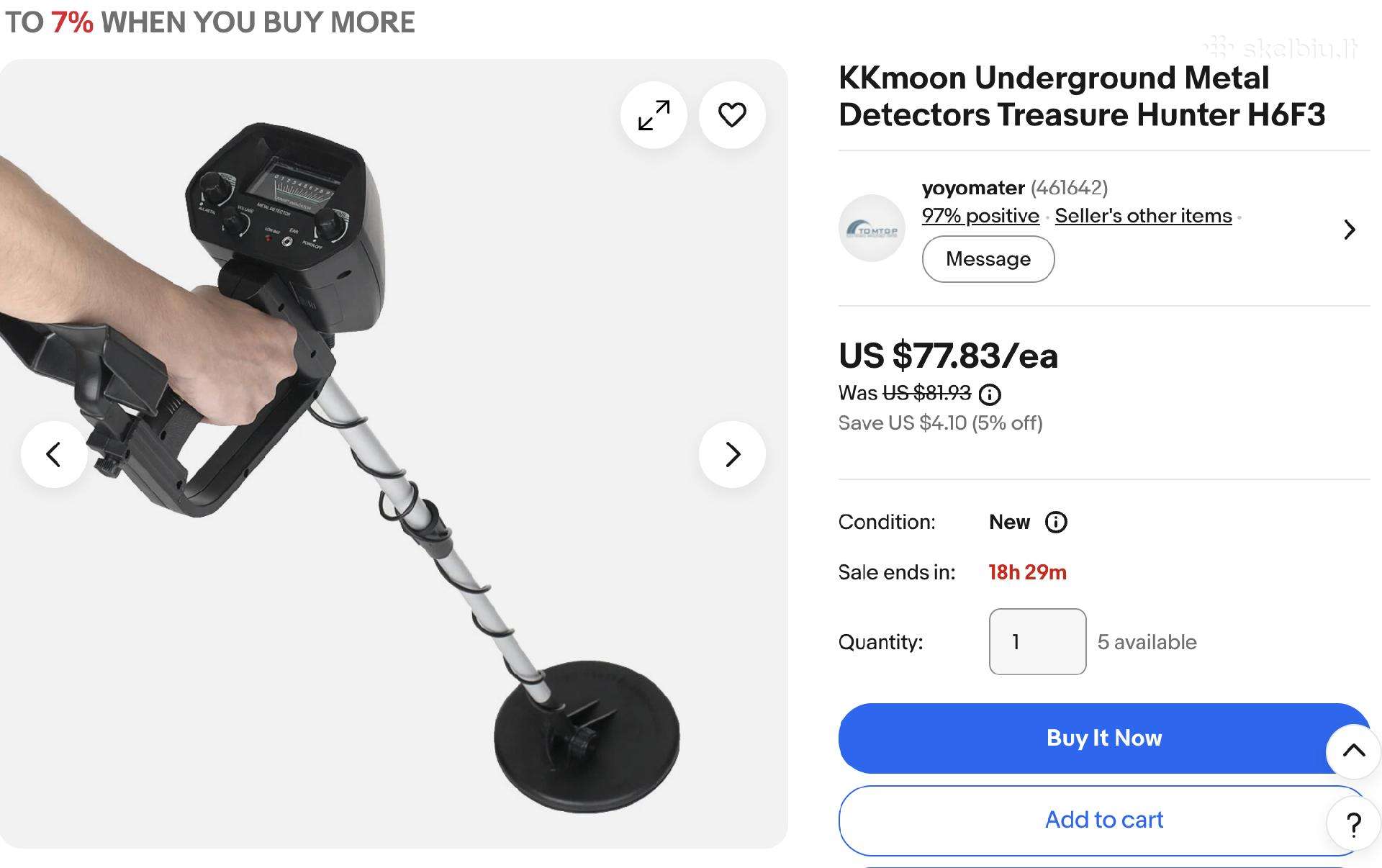 Metalo detektoriai 140551 vidaxl ir kkmoon