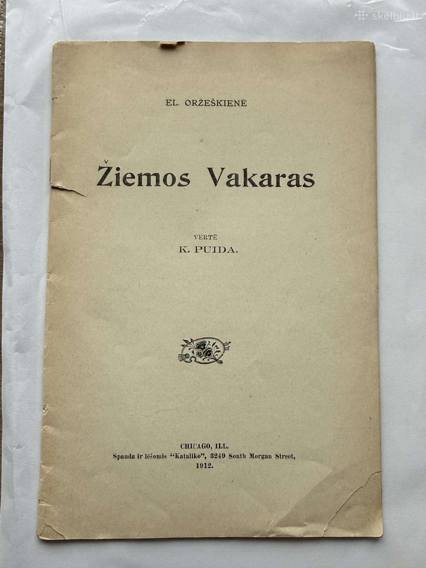 Žiemos Vakaras 1912 m.