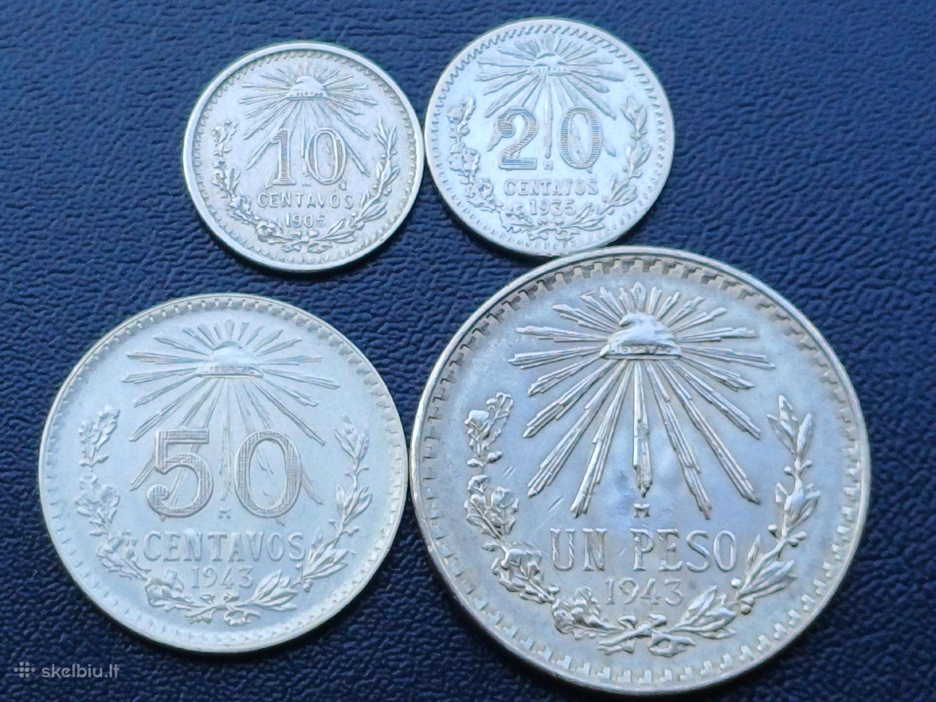 Meksika sidabras 1905-1943m.
