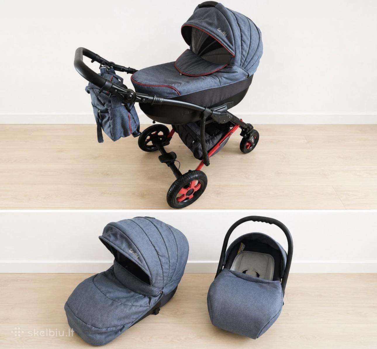 Camarelo vežimėlis 3in1