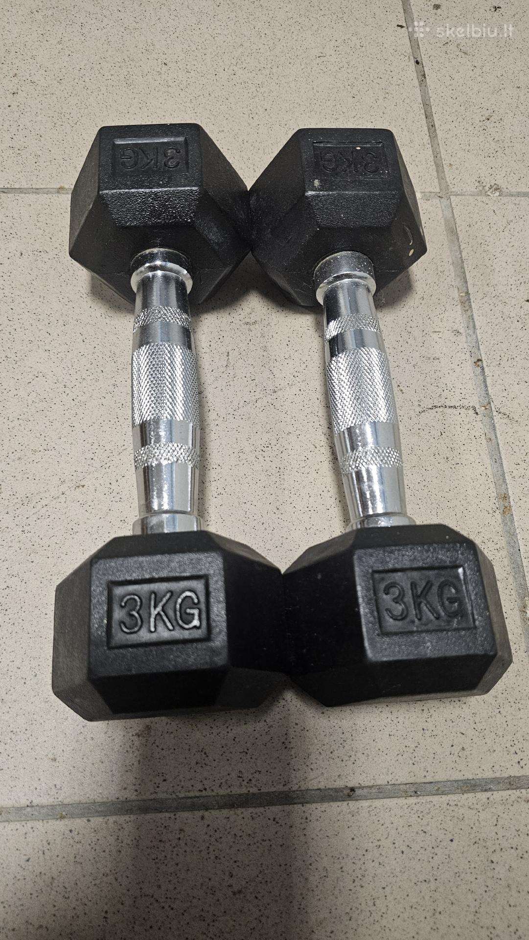 Hanteliai 2vnt po 3kg