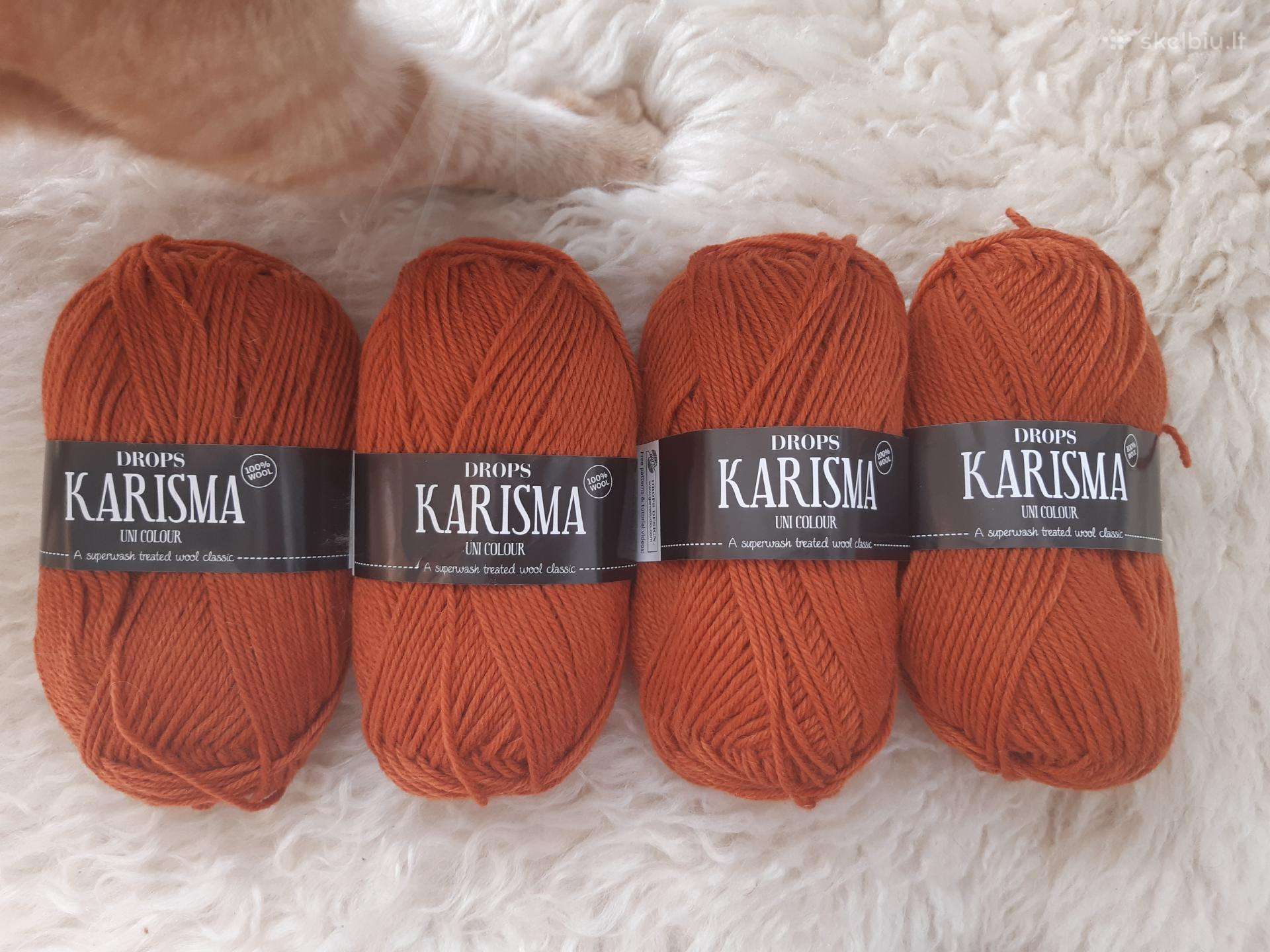 Rusva vilna Drops Karisma