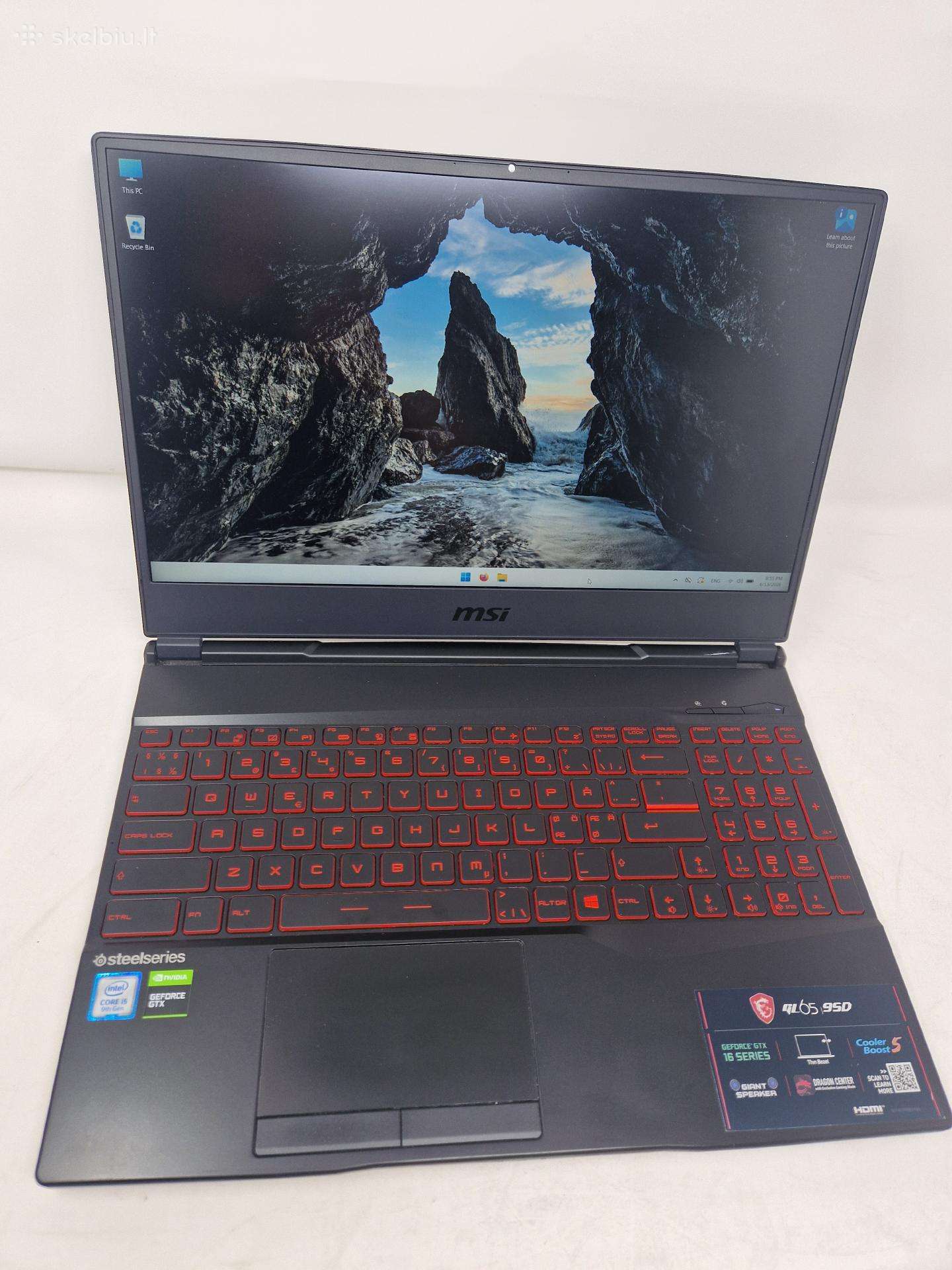 Msi 16us i5-9300h gtx 1660ti 16gb RAM