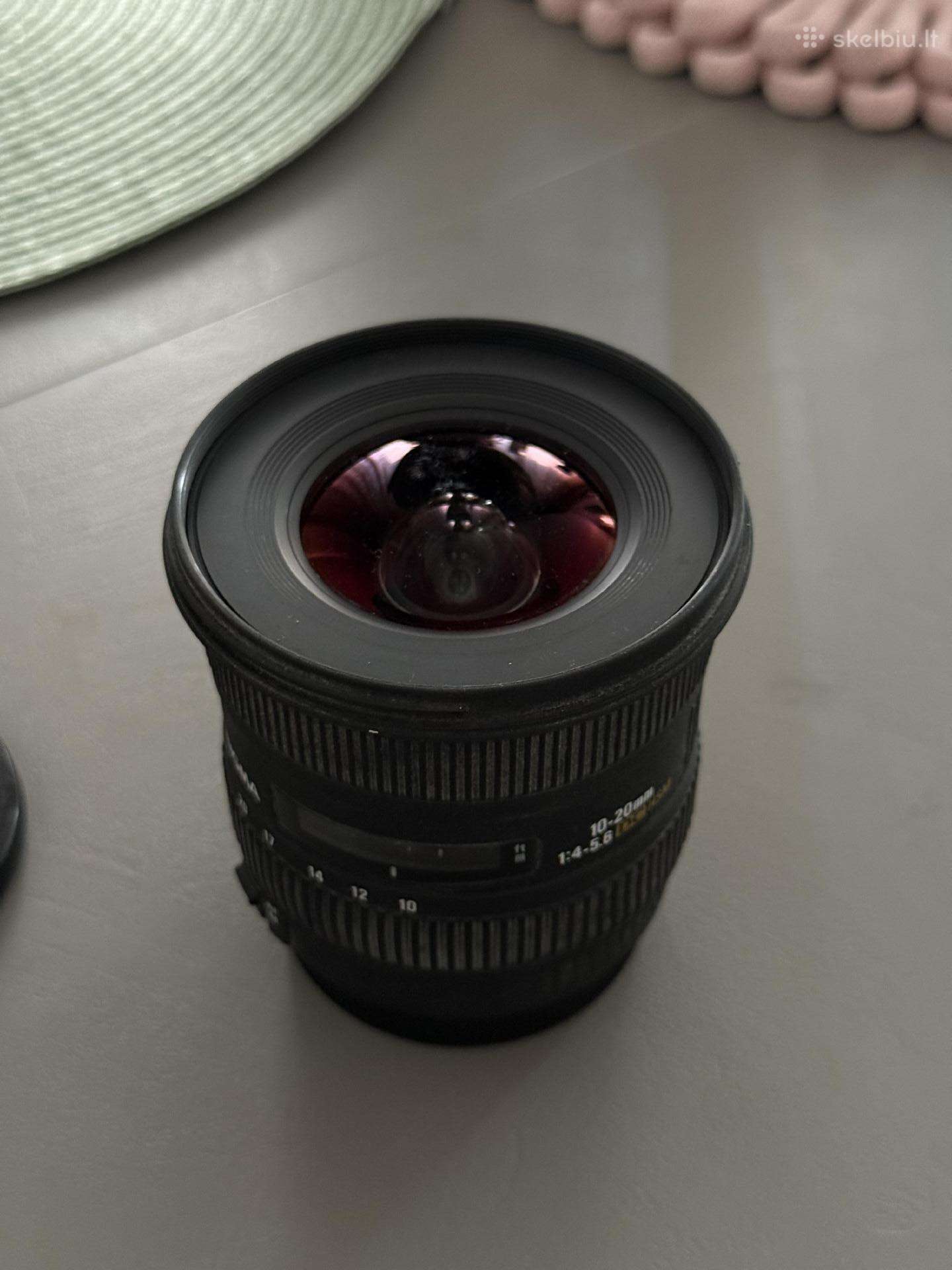 Sigma 10-20mm f/4-5.6 Ex Dc Hsm objektyvas Canon