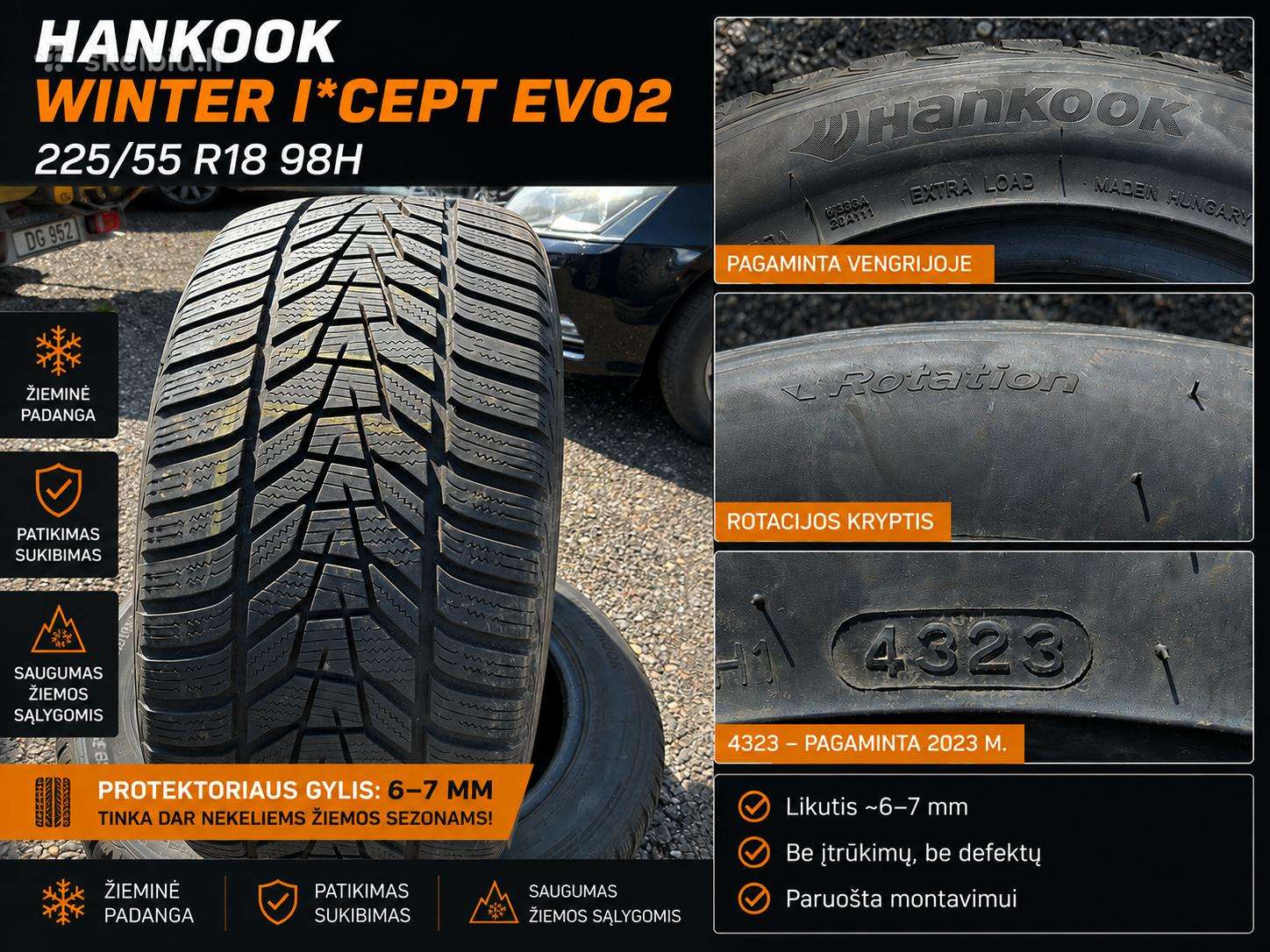 225/55r18 Hankook