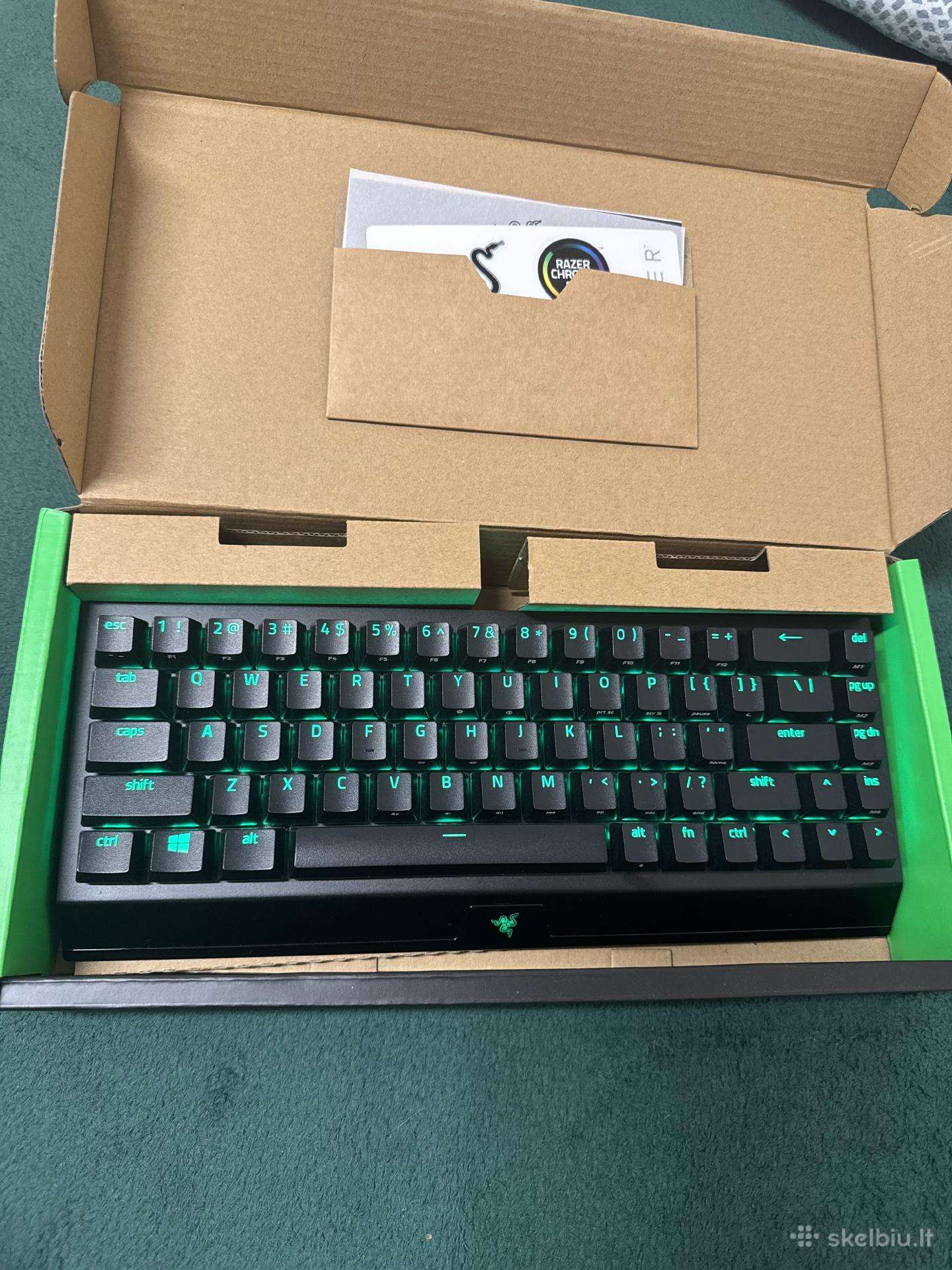Razer Blackwidow V3 Mini Hyperspeed klaviatūra