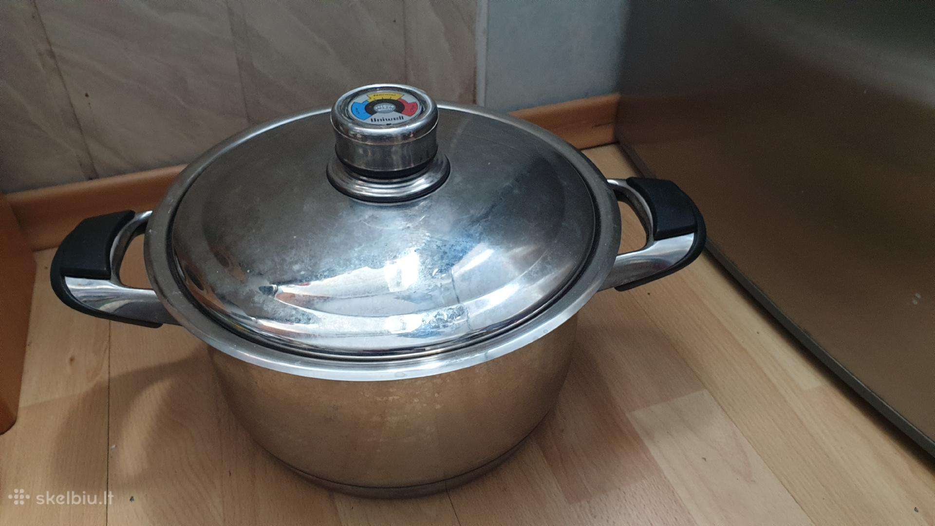 Nerūdijančio plieno puodas 24cm