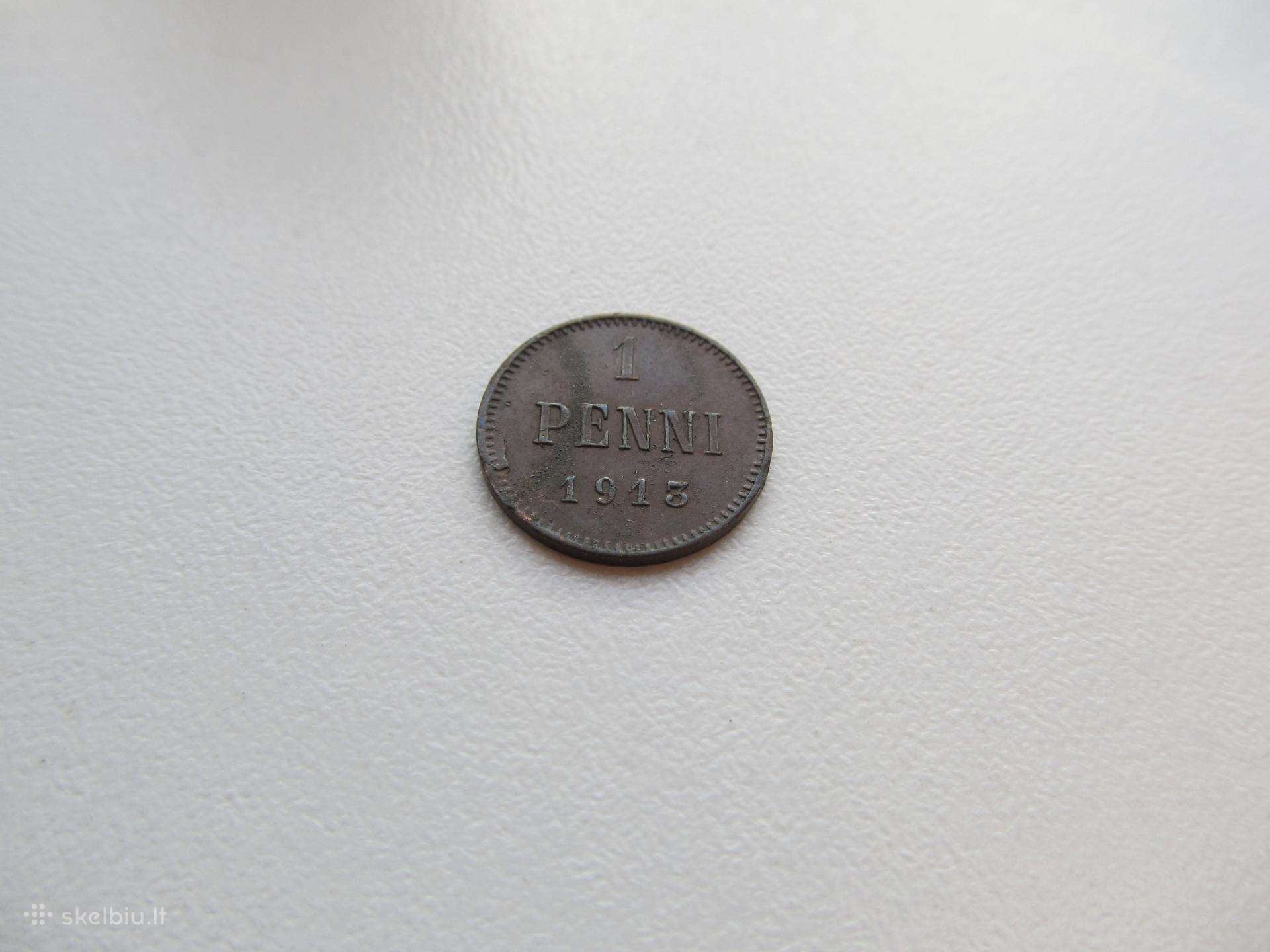1 penni , Rusija Suomija ,1913, 1914, 1916