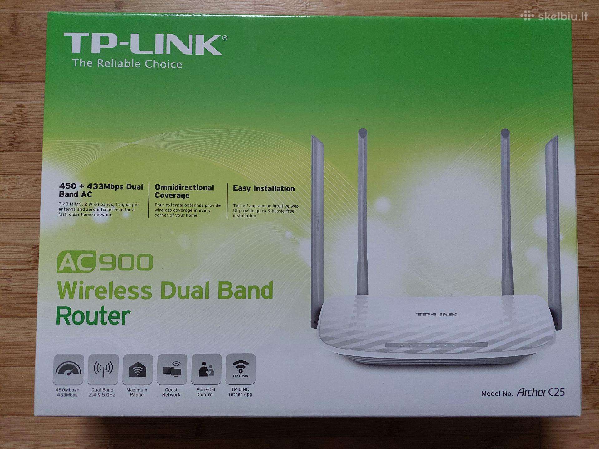 Maršrutizatorius Tp-link Archer C25 Ac900