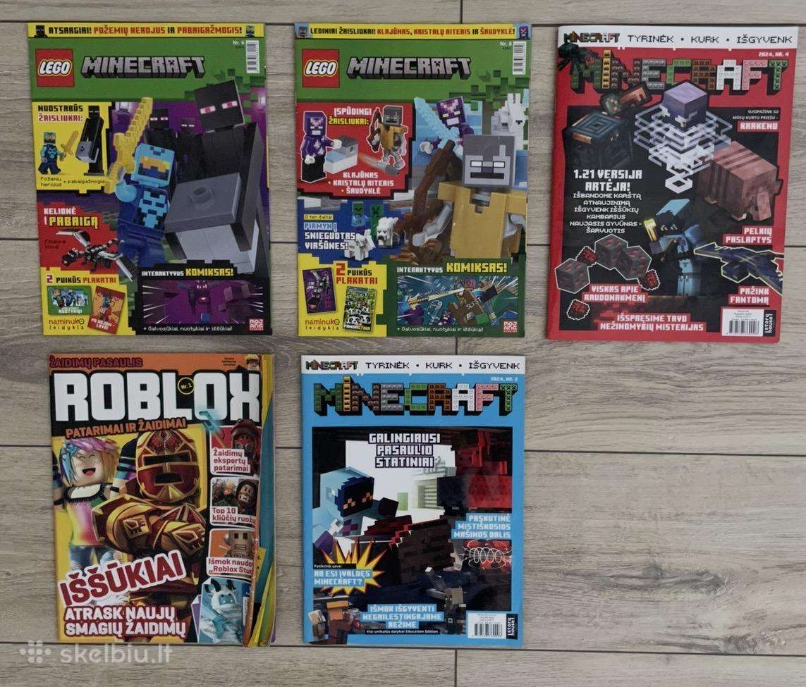 Minecraft ir Roblox žurnalai