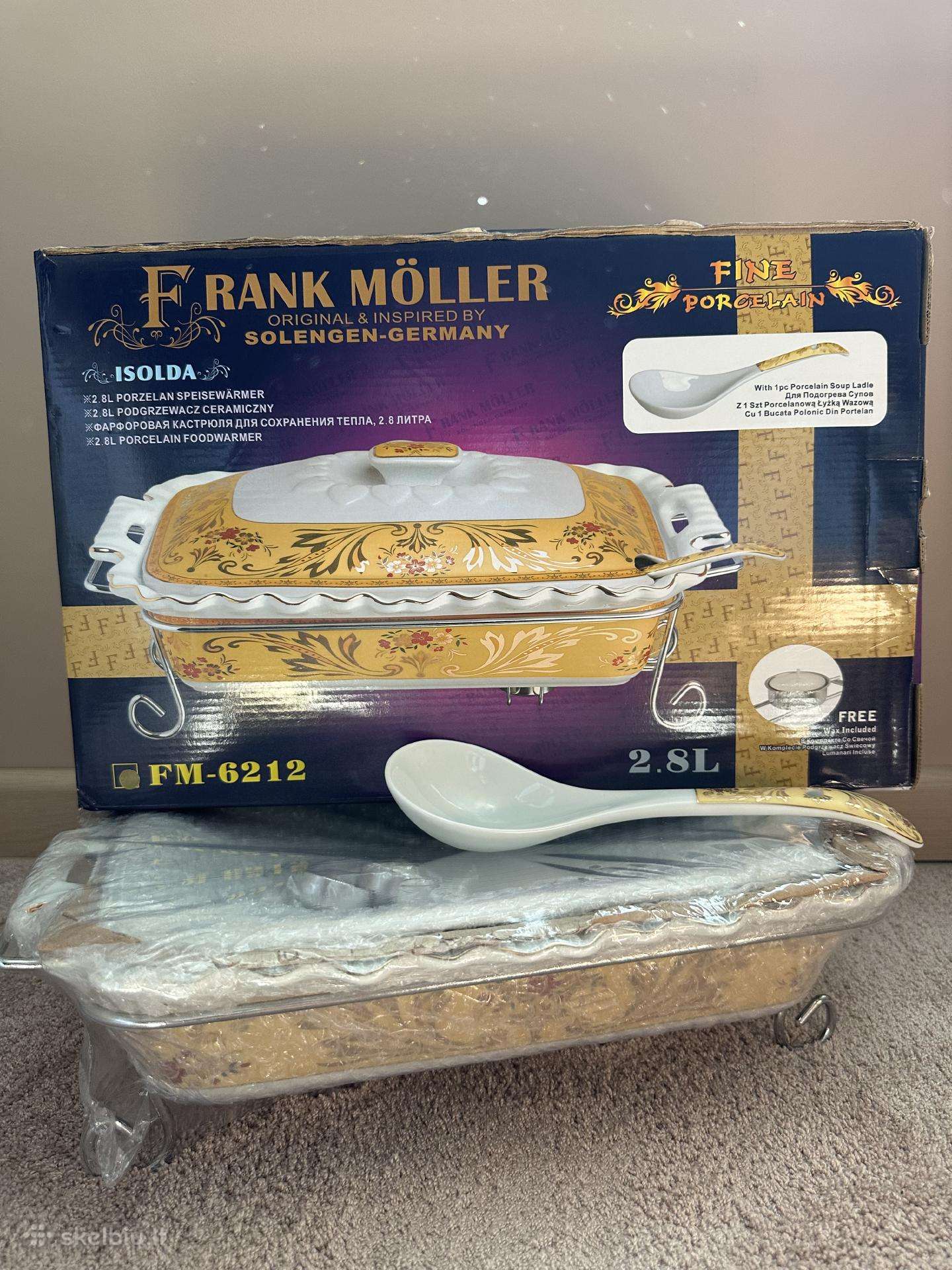 Naujas Frank Moller „isolda“ indas