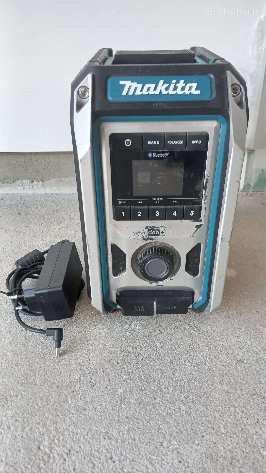 Makita Dmr115 radija su Bluetooth, Aux, Usb, Dab
