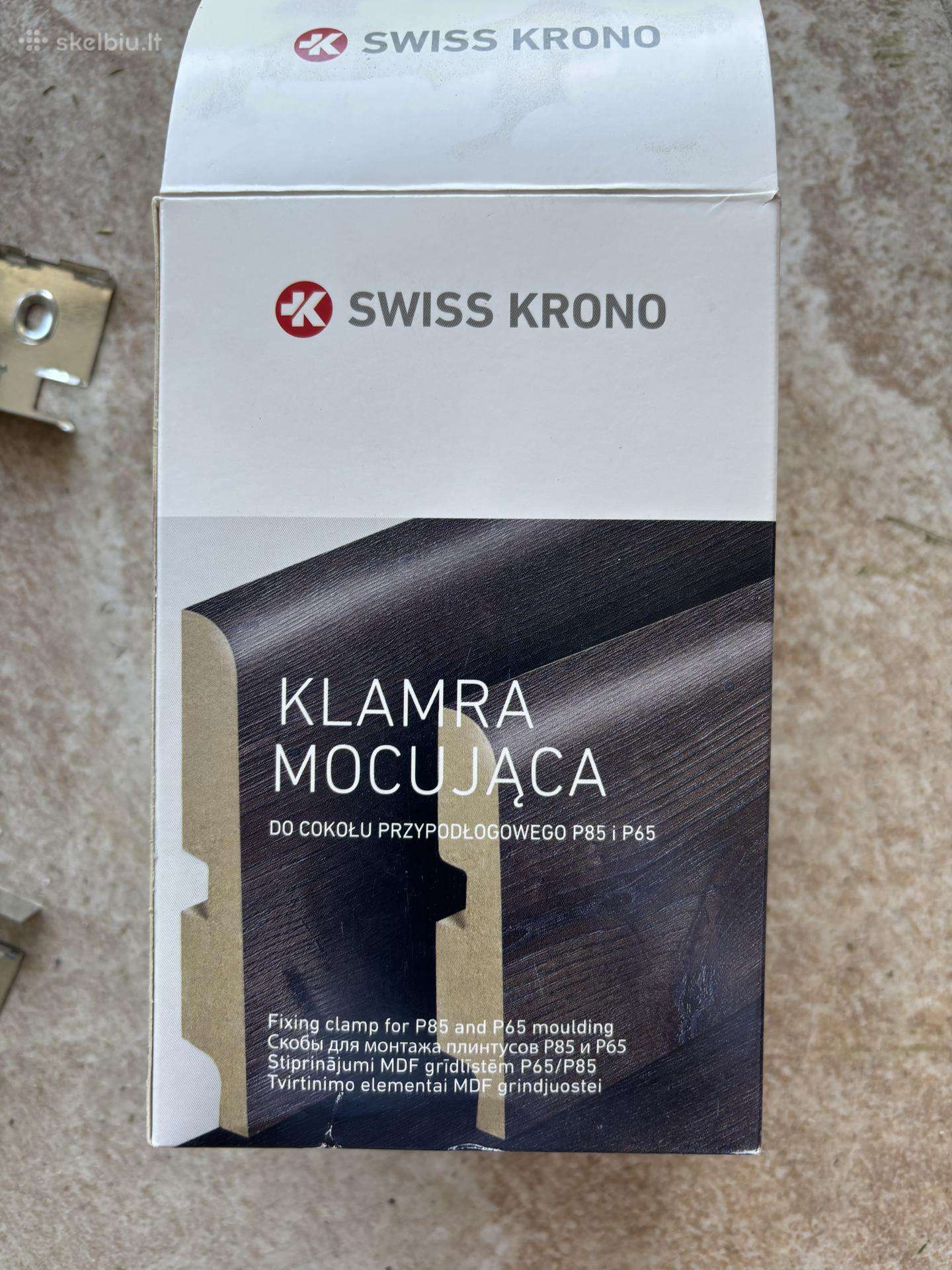 Swiss Krono tvirtinimo elekentai