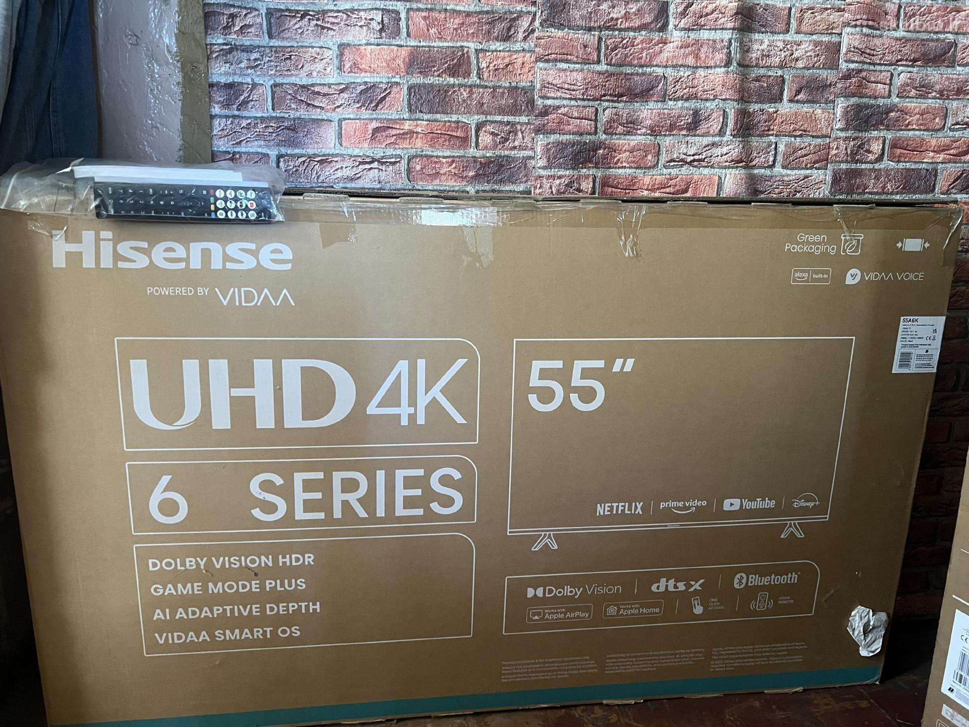 Parsuodu Hisense 6 serijos 55 inch