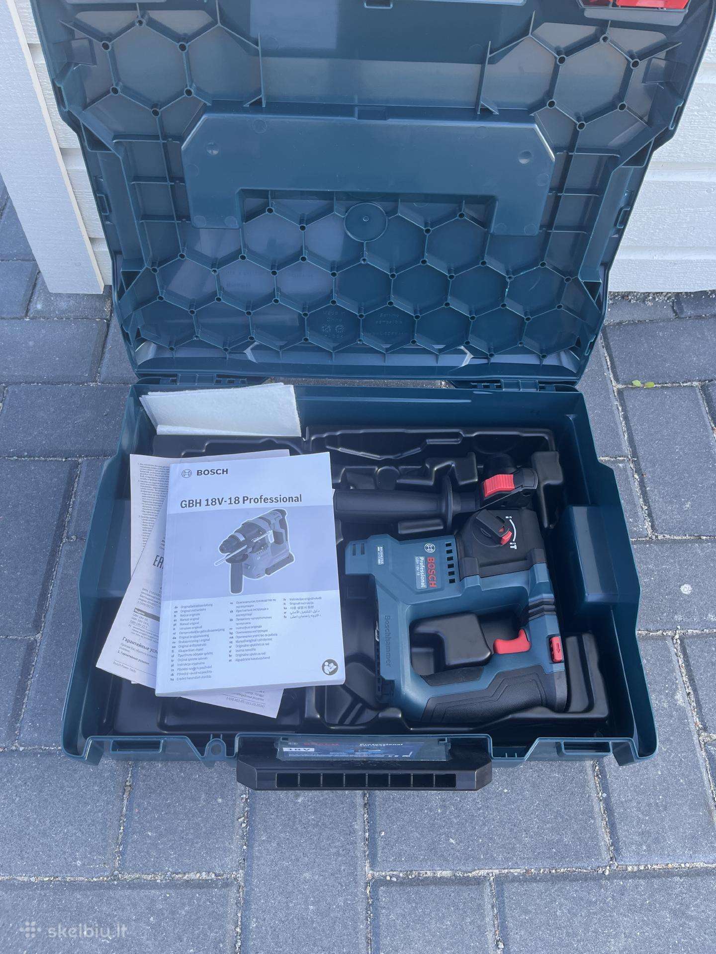 Akumuliatorinis perforatorius Bosch Gbh 18v-18