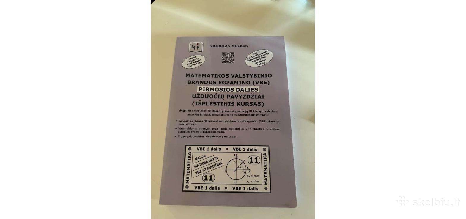 Matematikos Vbe užduočių knyga, V. Mockus