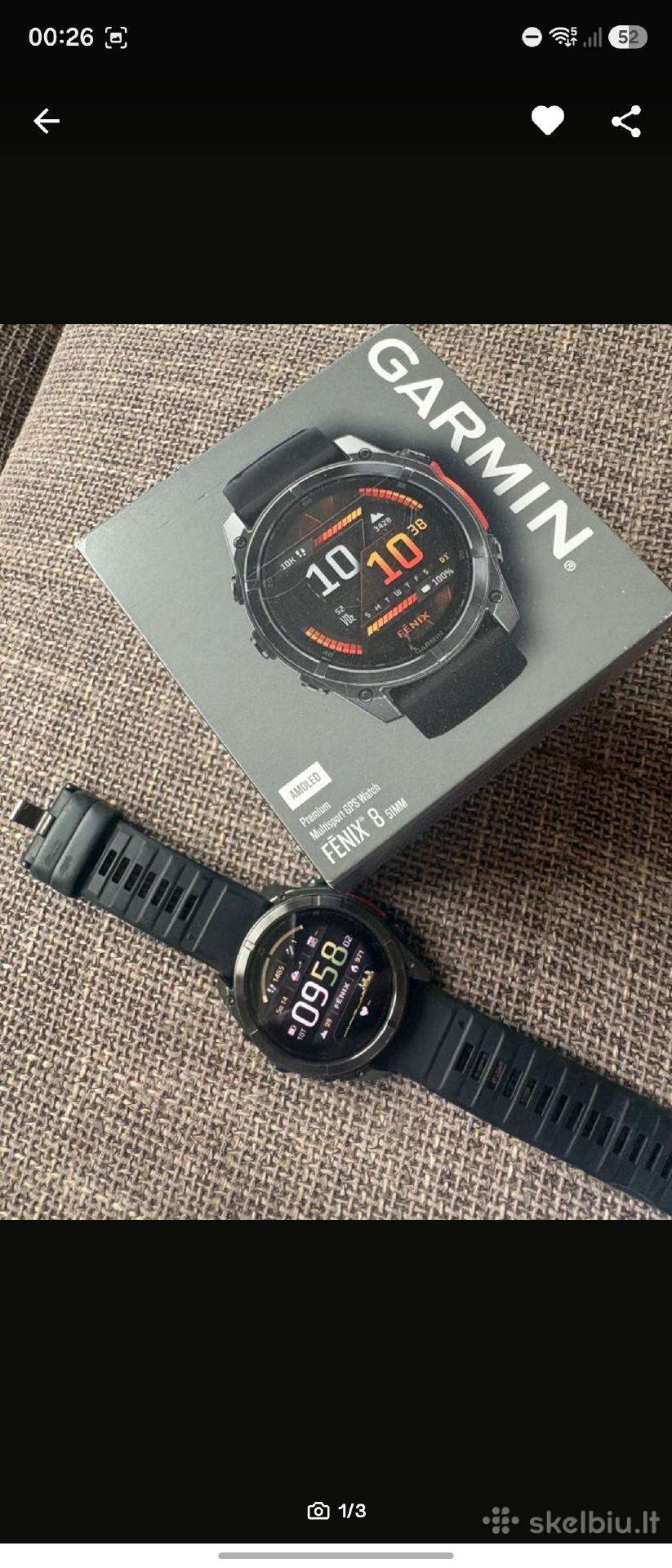 Garmin Fenix 8 51mm amoled