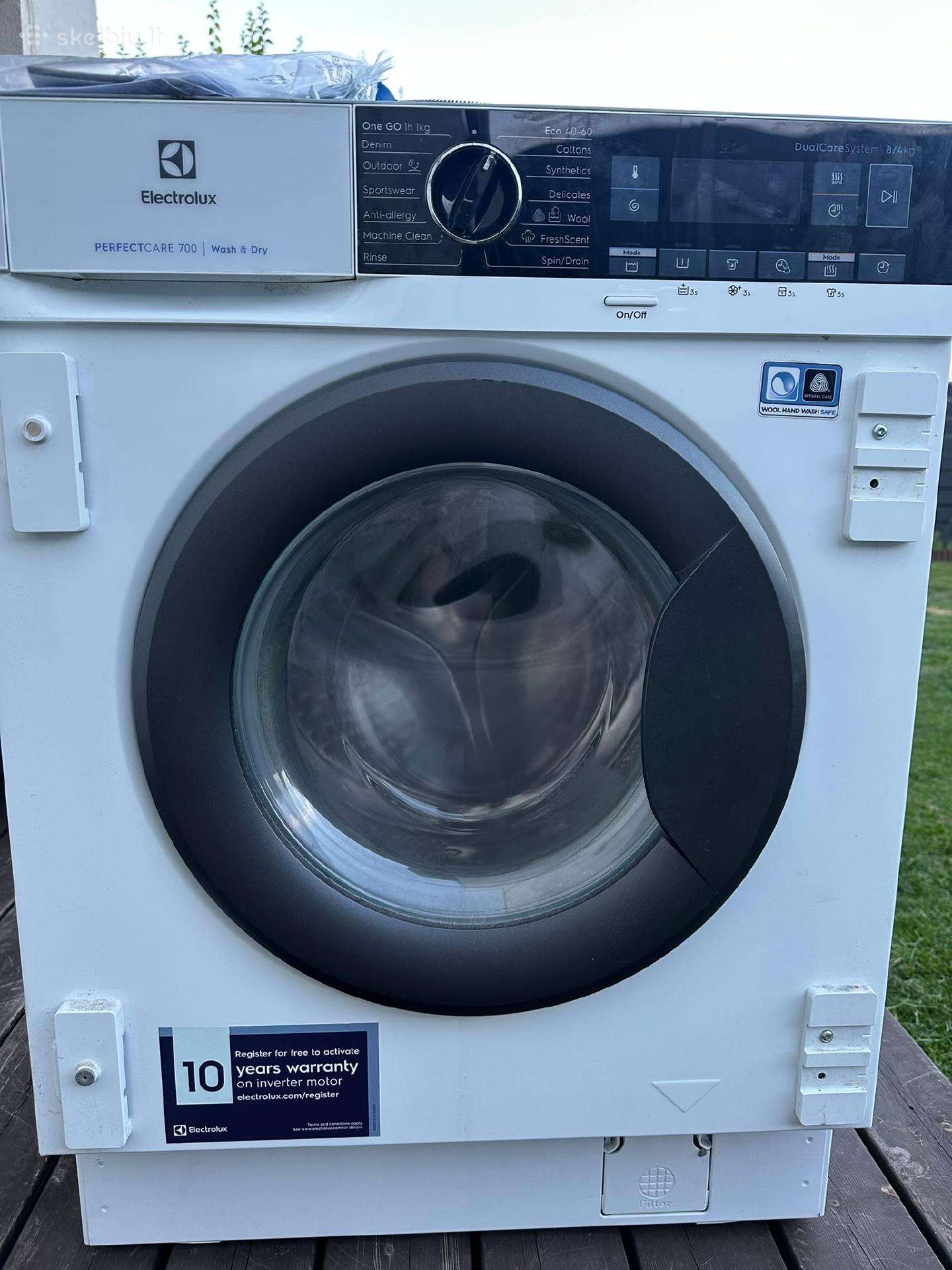 Electrolux skalbimo masina su dziovykle
