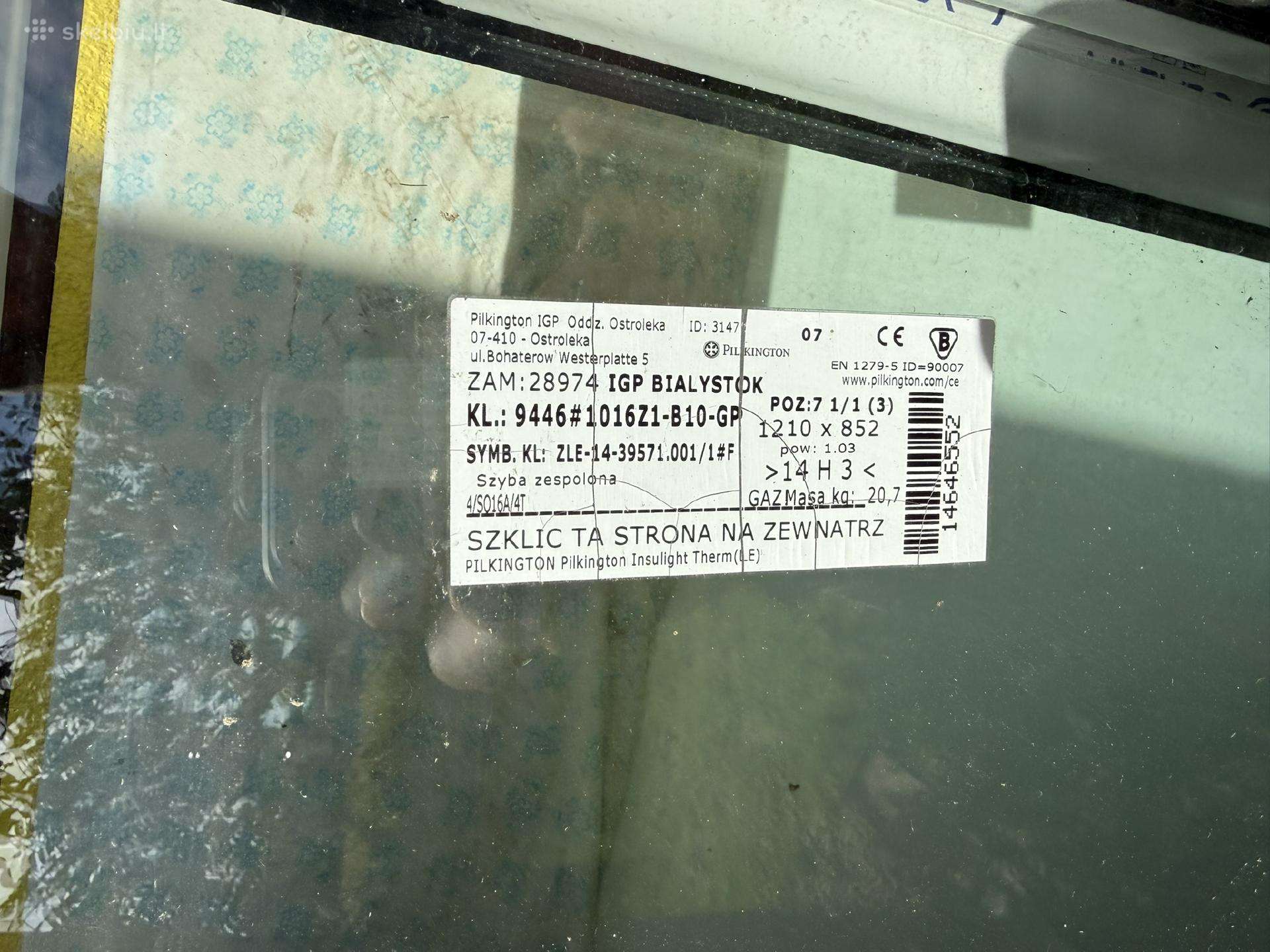 Parduodami Gealan Pvc langai