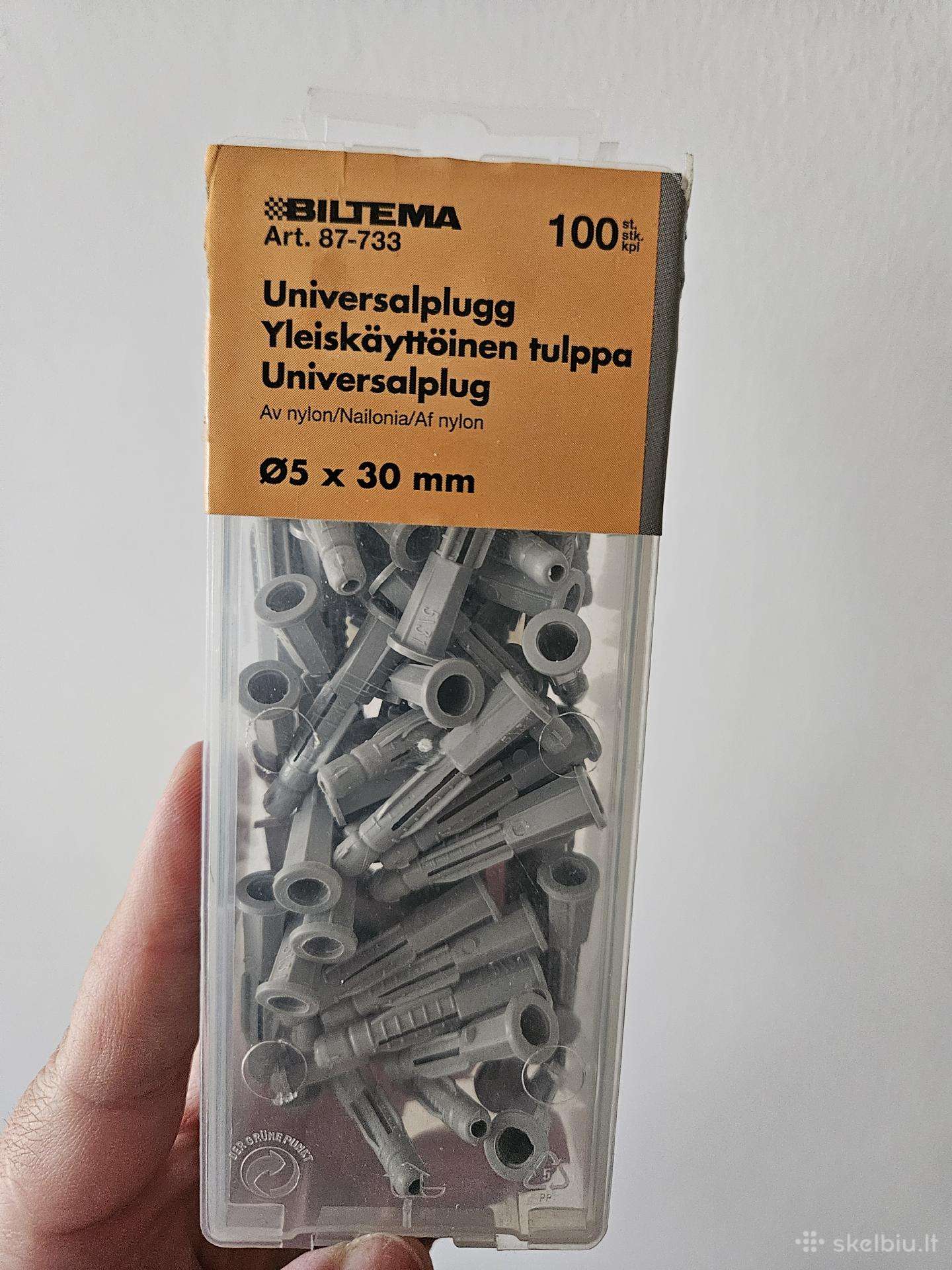 Universalūs nailoniniai kaiščiai