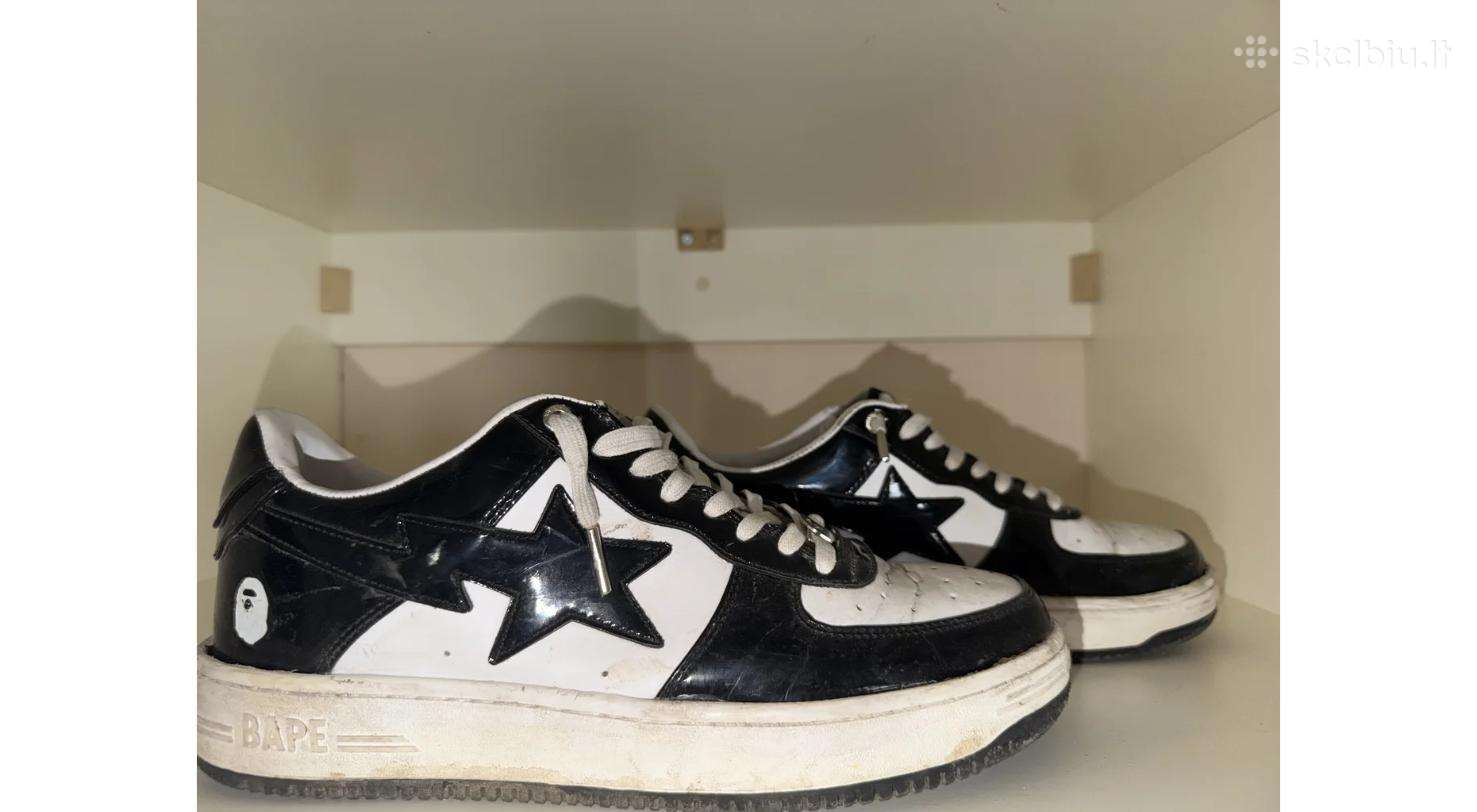 Bapesta sportbačiai, juoda/balta