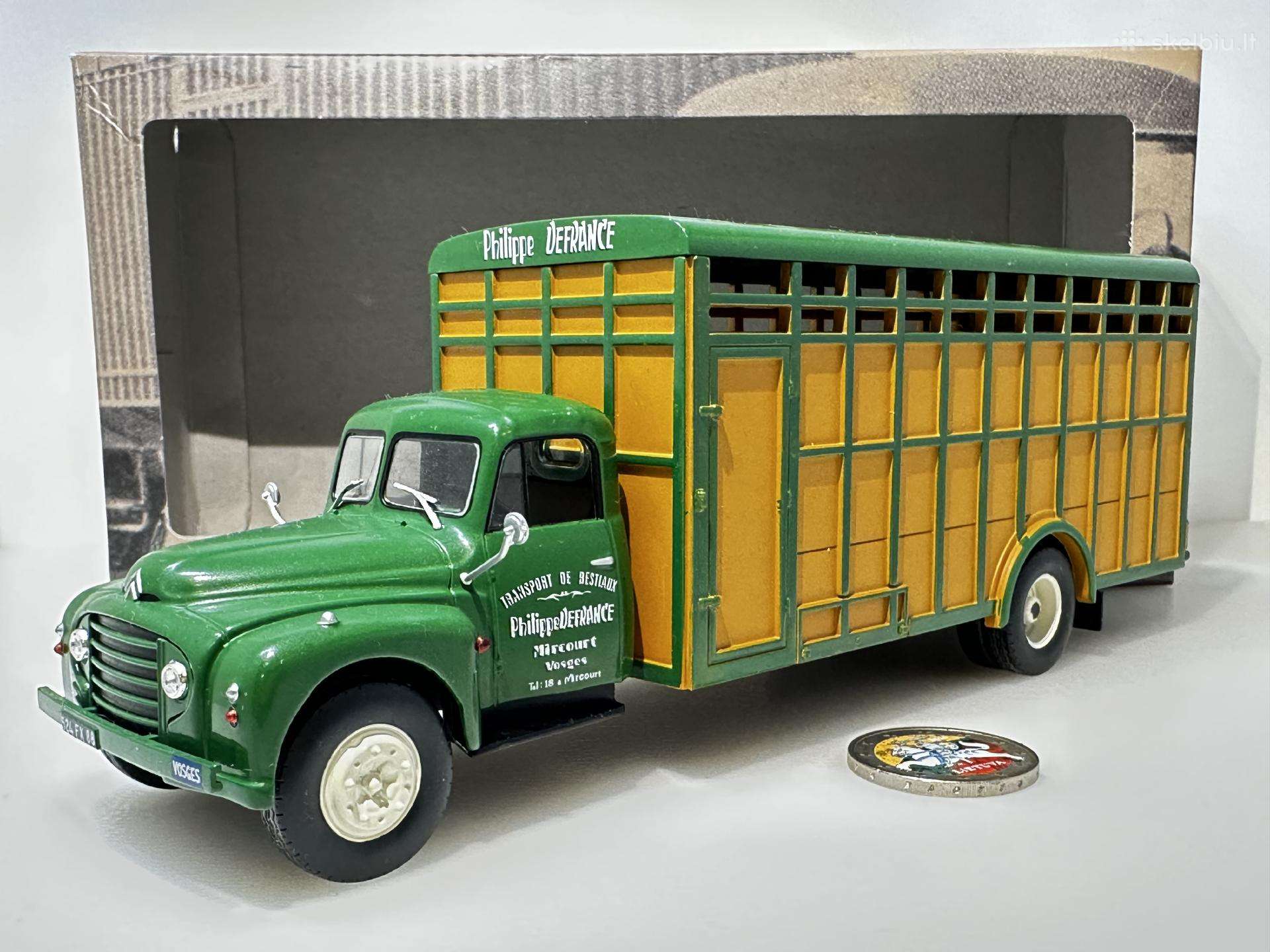 Citroen U55-60 1964 gyvūliai žalia 1:43 IXO