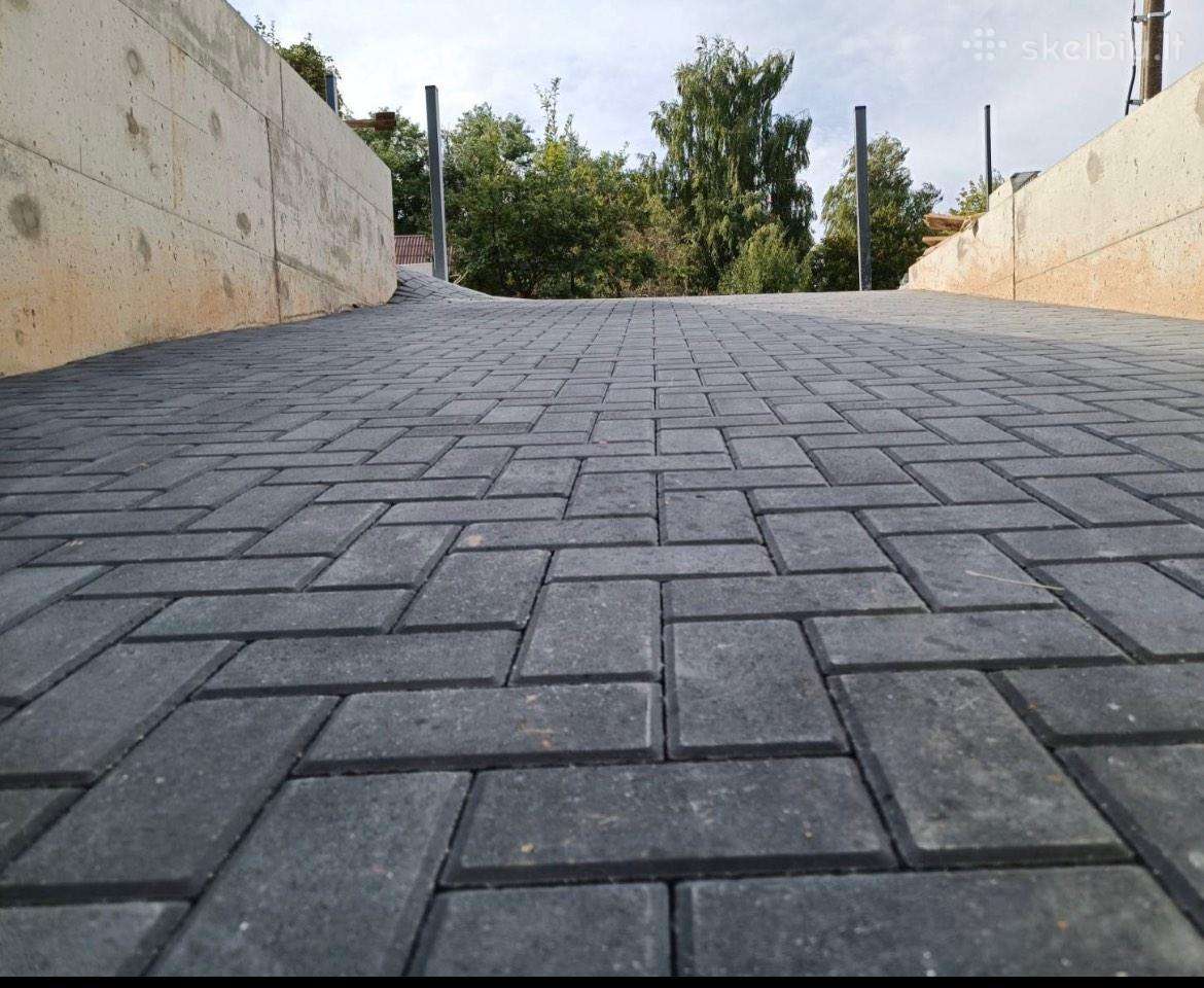 Reikalingi žmonės prie trinkelių klojimo kaune