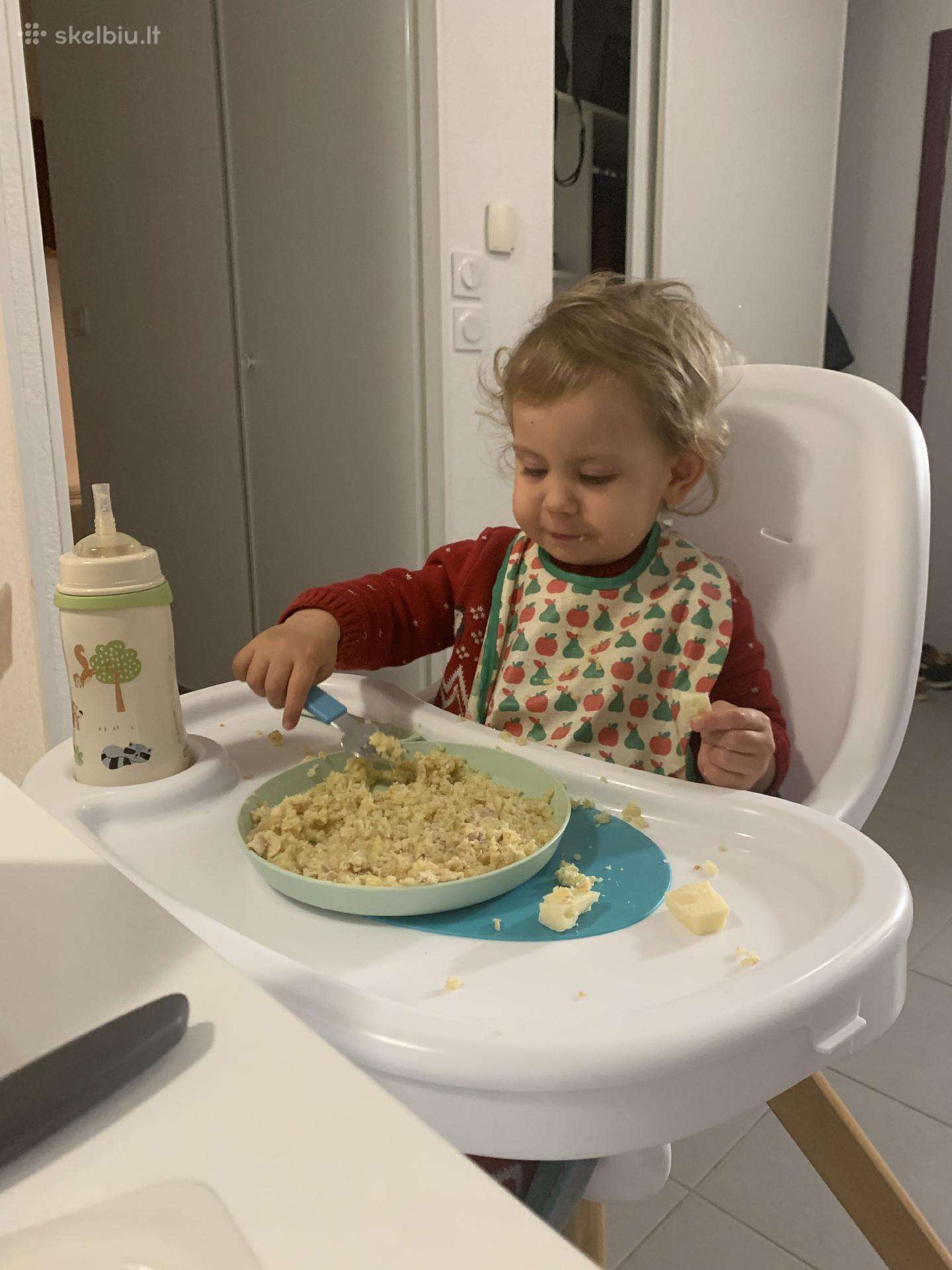 Kinderkraft Tixi Turquoise – maitinimo kėdutė