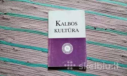 Kalbos kultūra 71 P. Kniūkšta, ir kiti