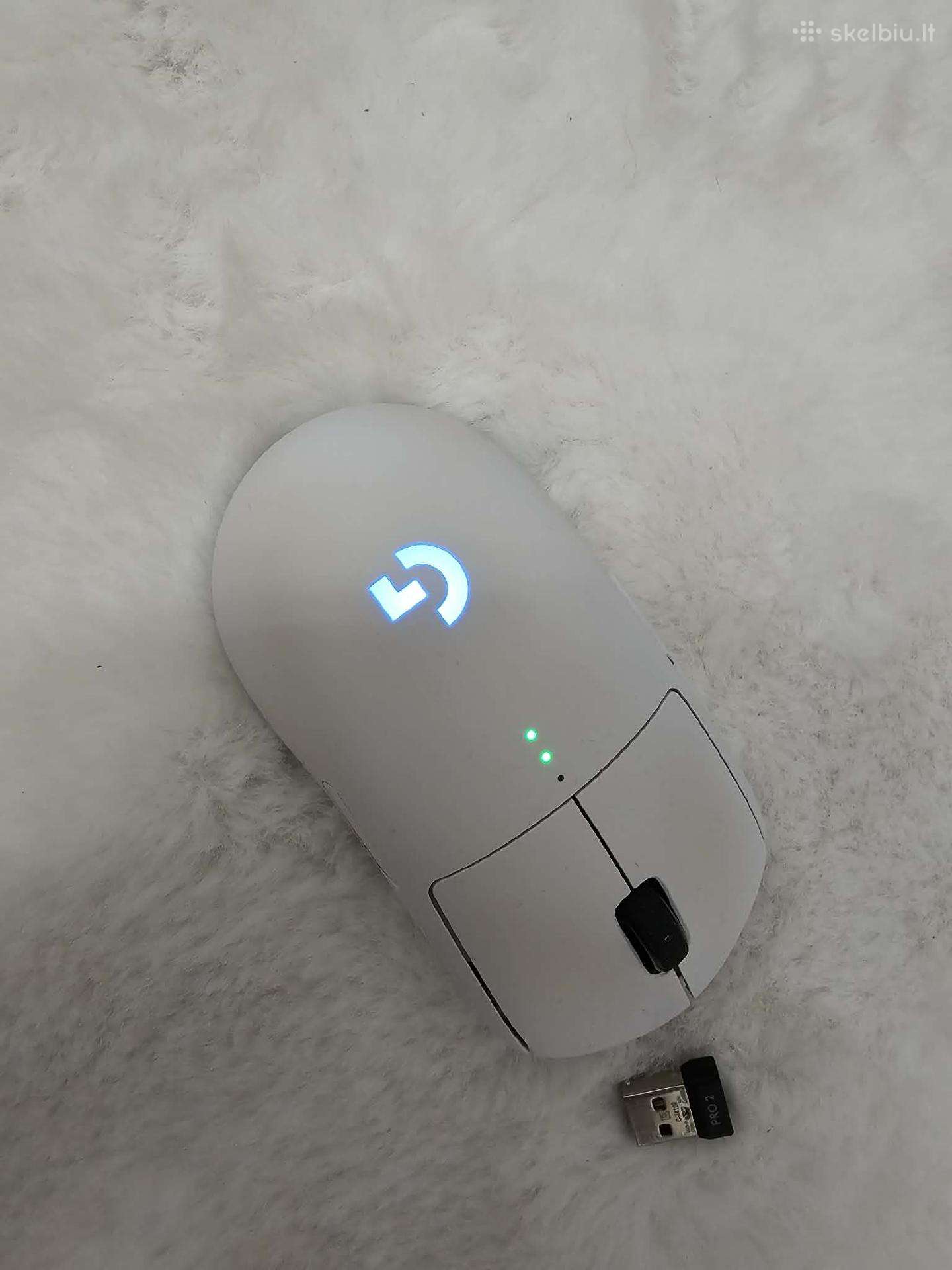 Žaidimų pelė Logitech G Pro 2 Lightspeed White